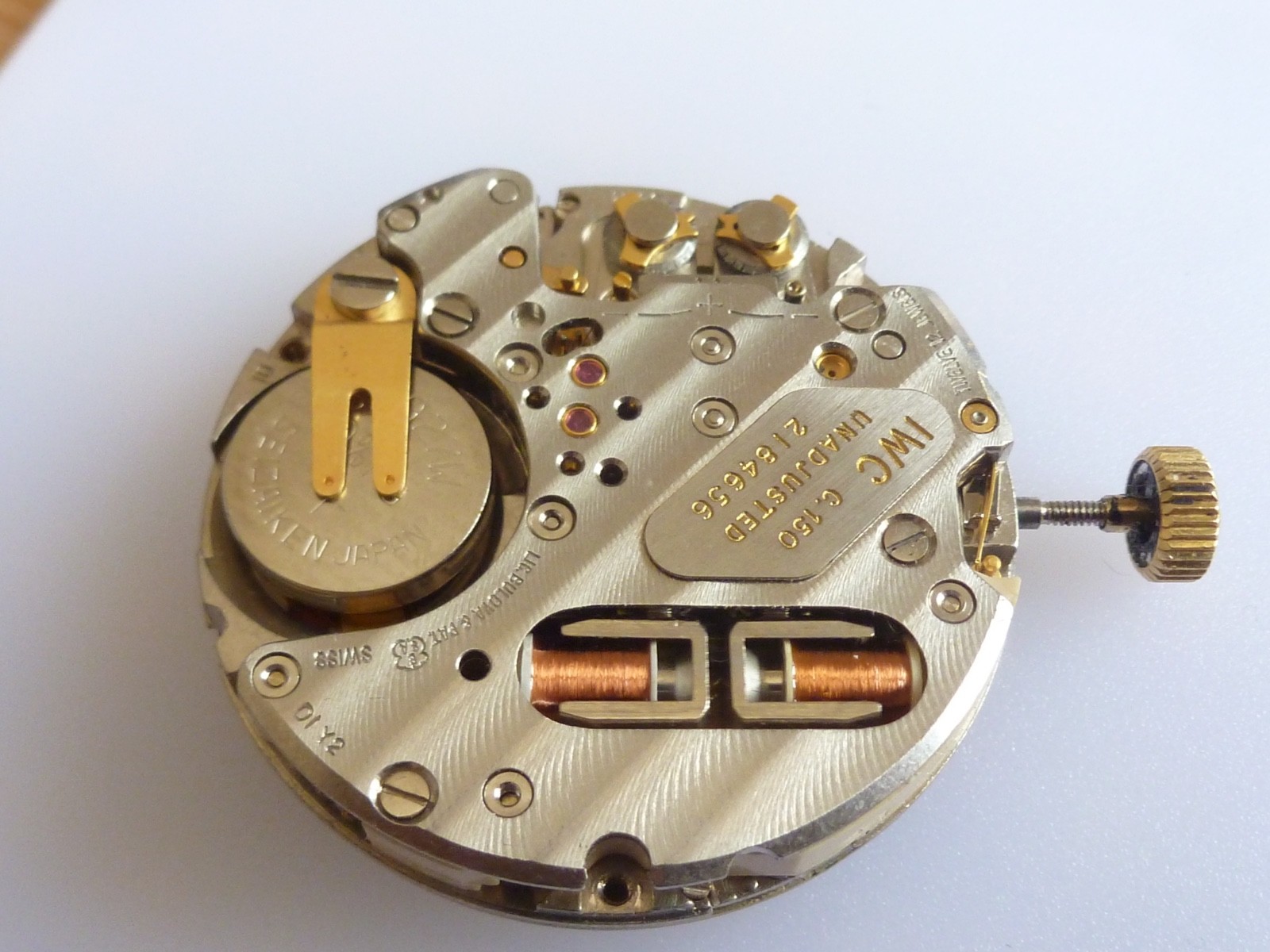 IWC 150 era 9162 Movement Vintage working good 30mm dial Electronic original