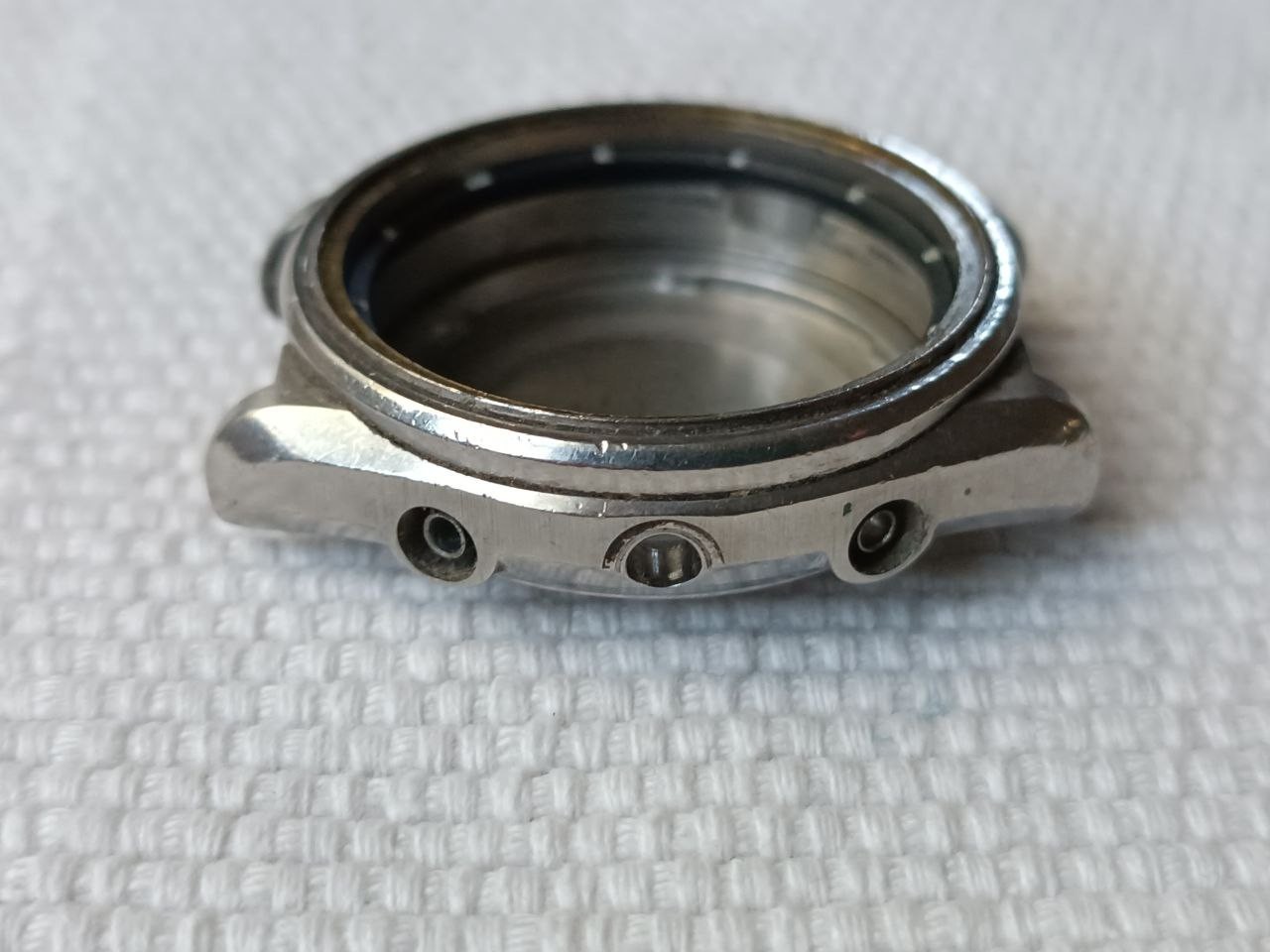 VINTAGE 42MM SEIKO JUMBO REF 6138-3002 ORIGINAL CASE AND INNER RING REPLACEMENT