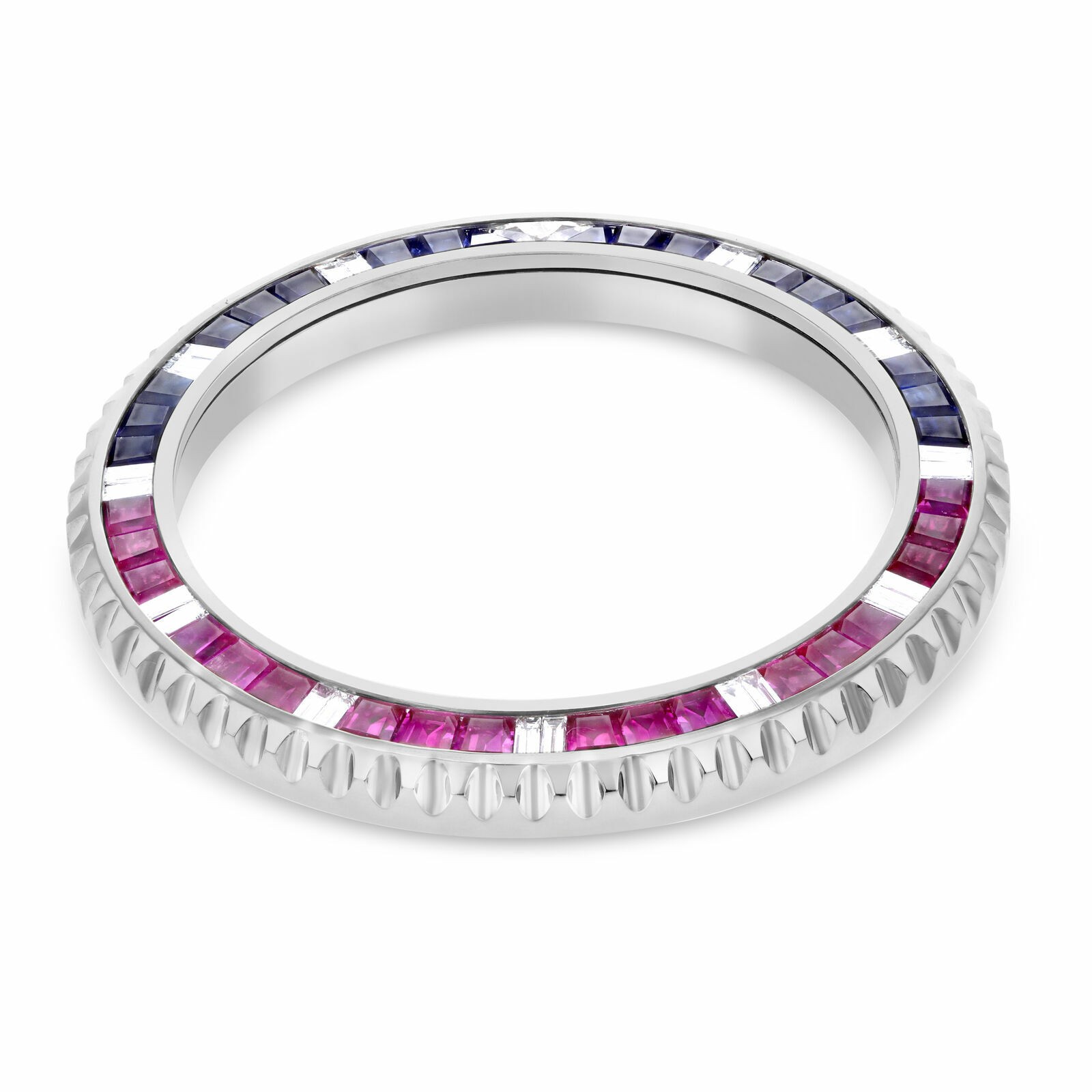 SUBMARINER SAPPHIRES RUBIES & NATURAL DIAMONDS BEZEL ROLEX 16610 16800 116610