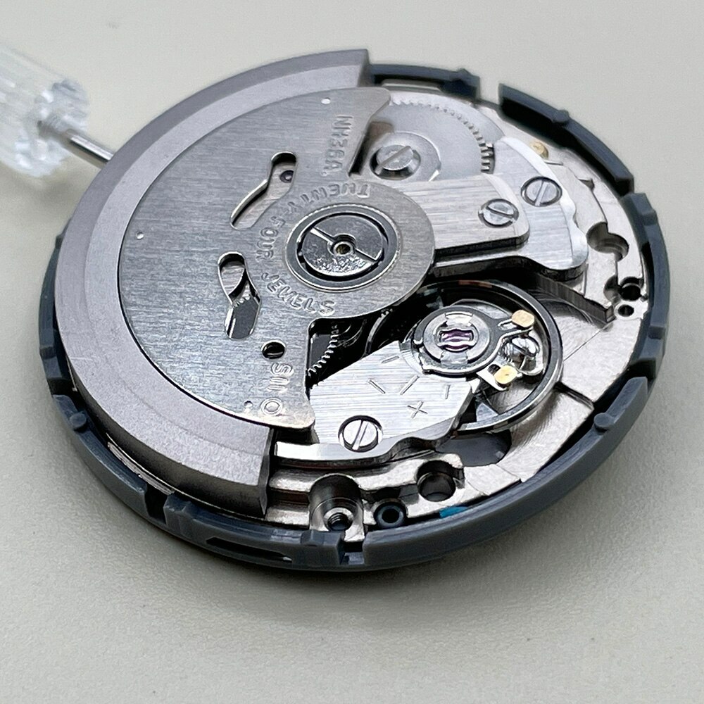 SEIKO Mechanical Watch Movement NH36 Black Datewheel 3/3.8 O’Clock Crown