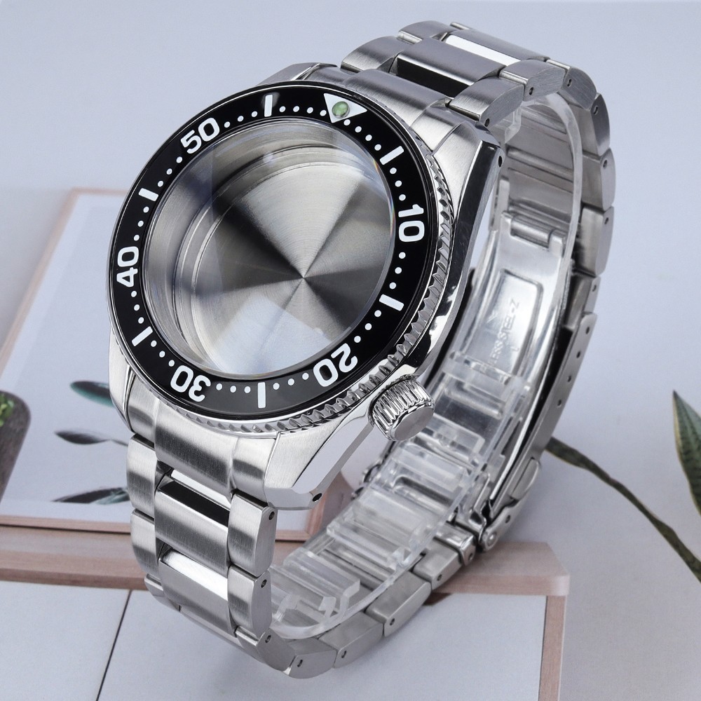 Sapphire Glass NH35 Watch Cases 42mm+BAND 62MAS Style 10ATM For Seiko NH35 NH36
