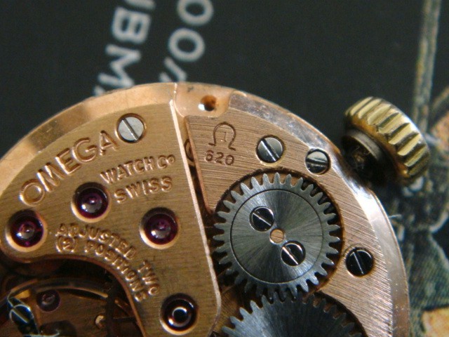 Vintage Omega calibre 620 Geneve DeVille watch movement project parts project GC