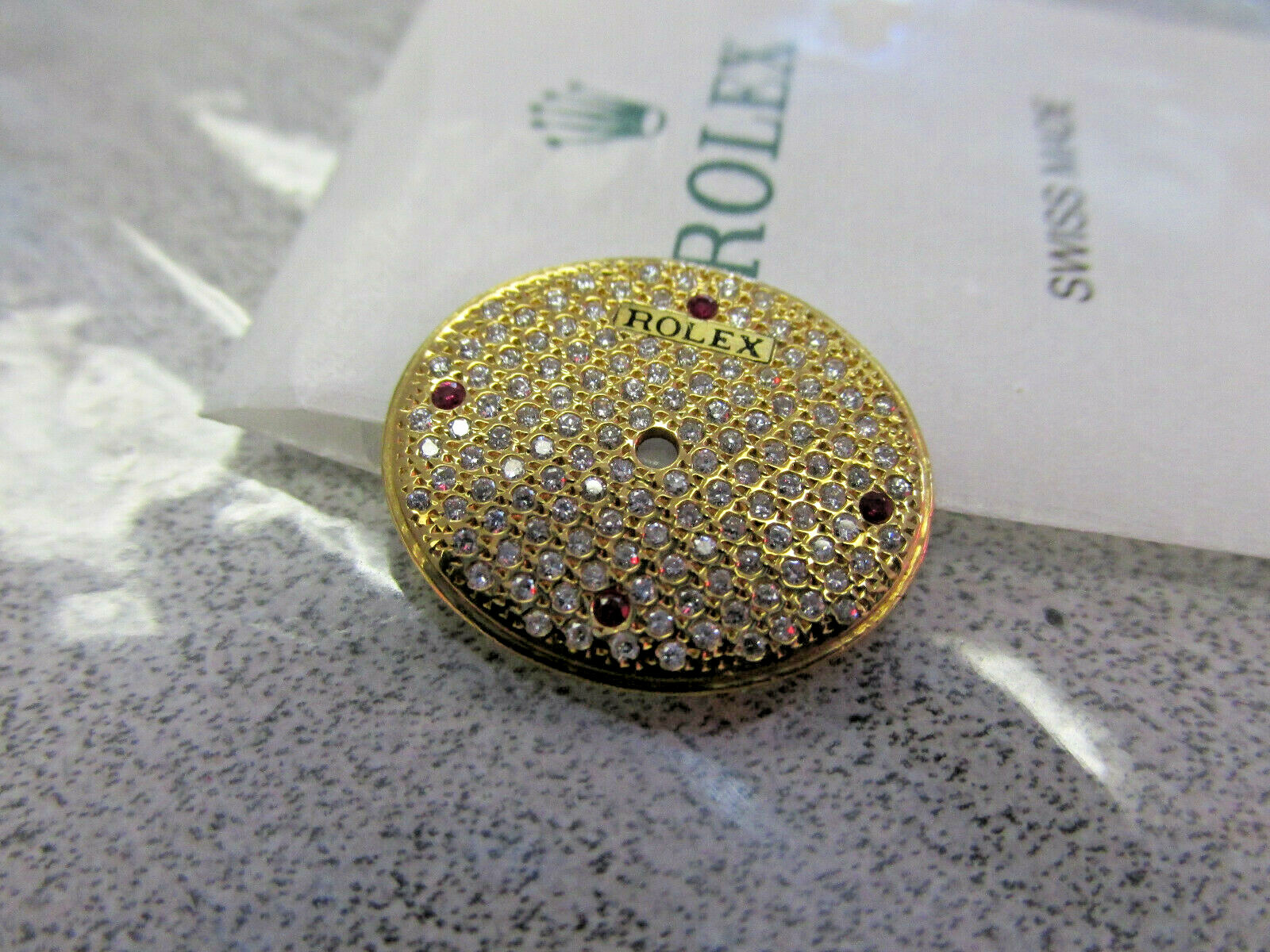 Rolex Factory Diamond & Ruby Dial for Rolex Cellini Woman’s Watch MAKE OFFER