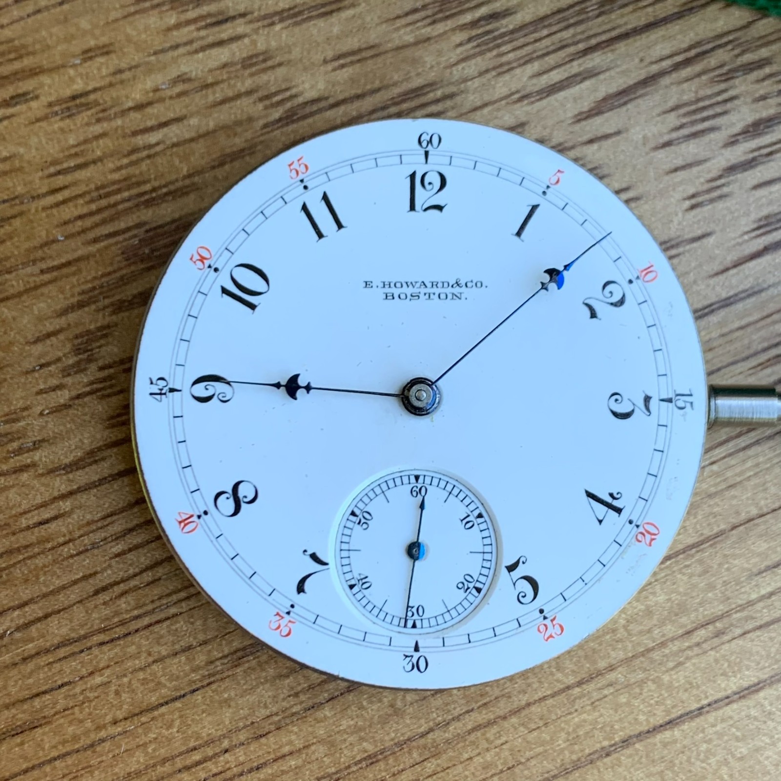1889 E. Howard & Co. No. 4 N-Size Hunting Case Pocket Watch Movement Repair
