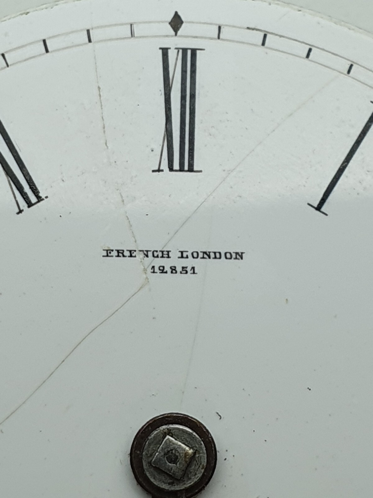 French London Pocket Watch Movement – does not work – Parts