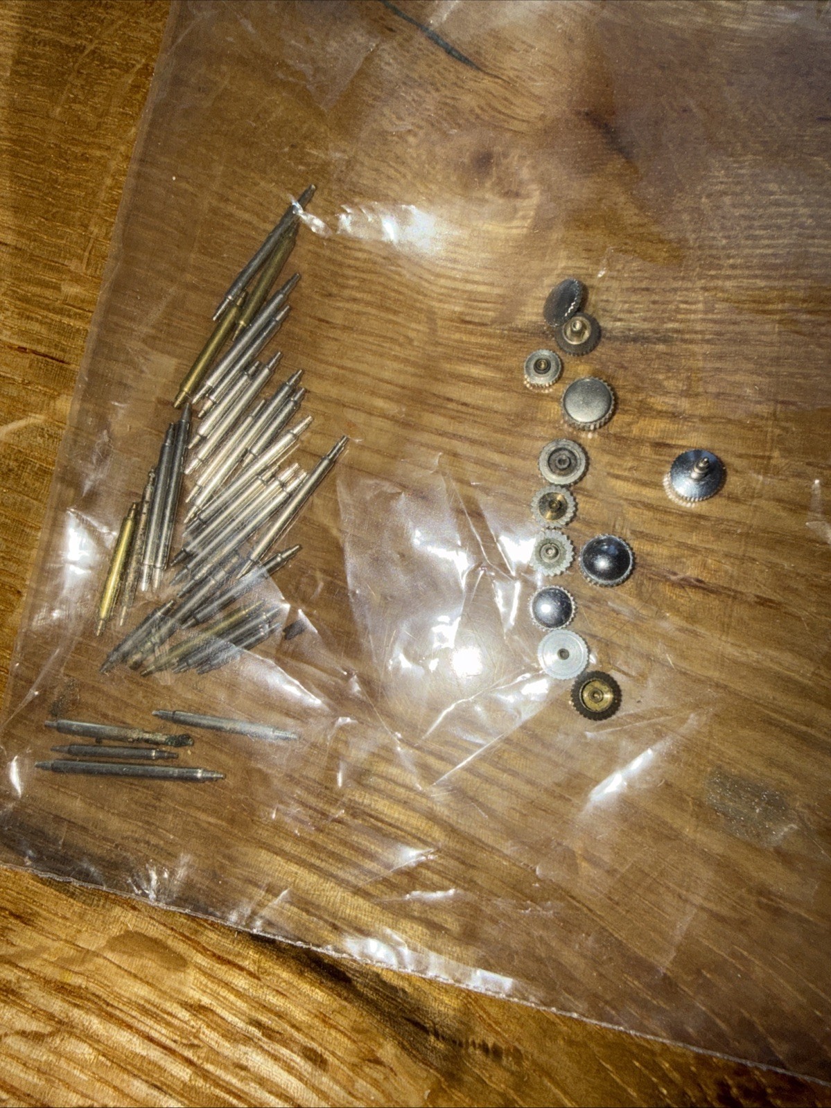 Vintage Lot Assortment Of Watch Dials And Watch Band Pins