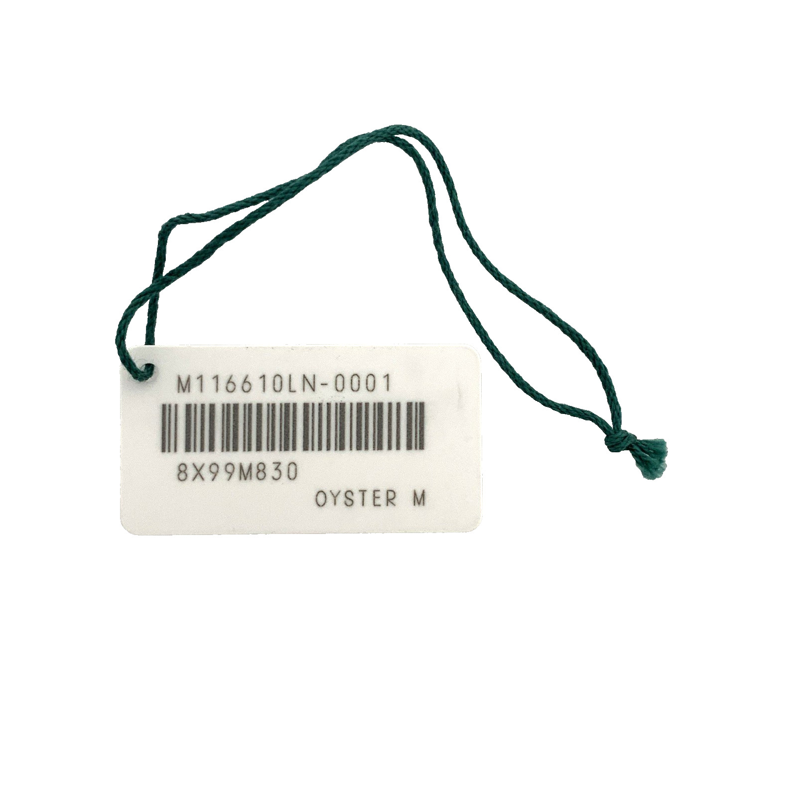 ROLEX SUBMARINER 116610LN HANGTAG
