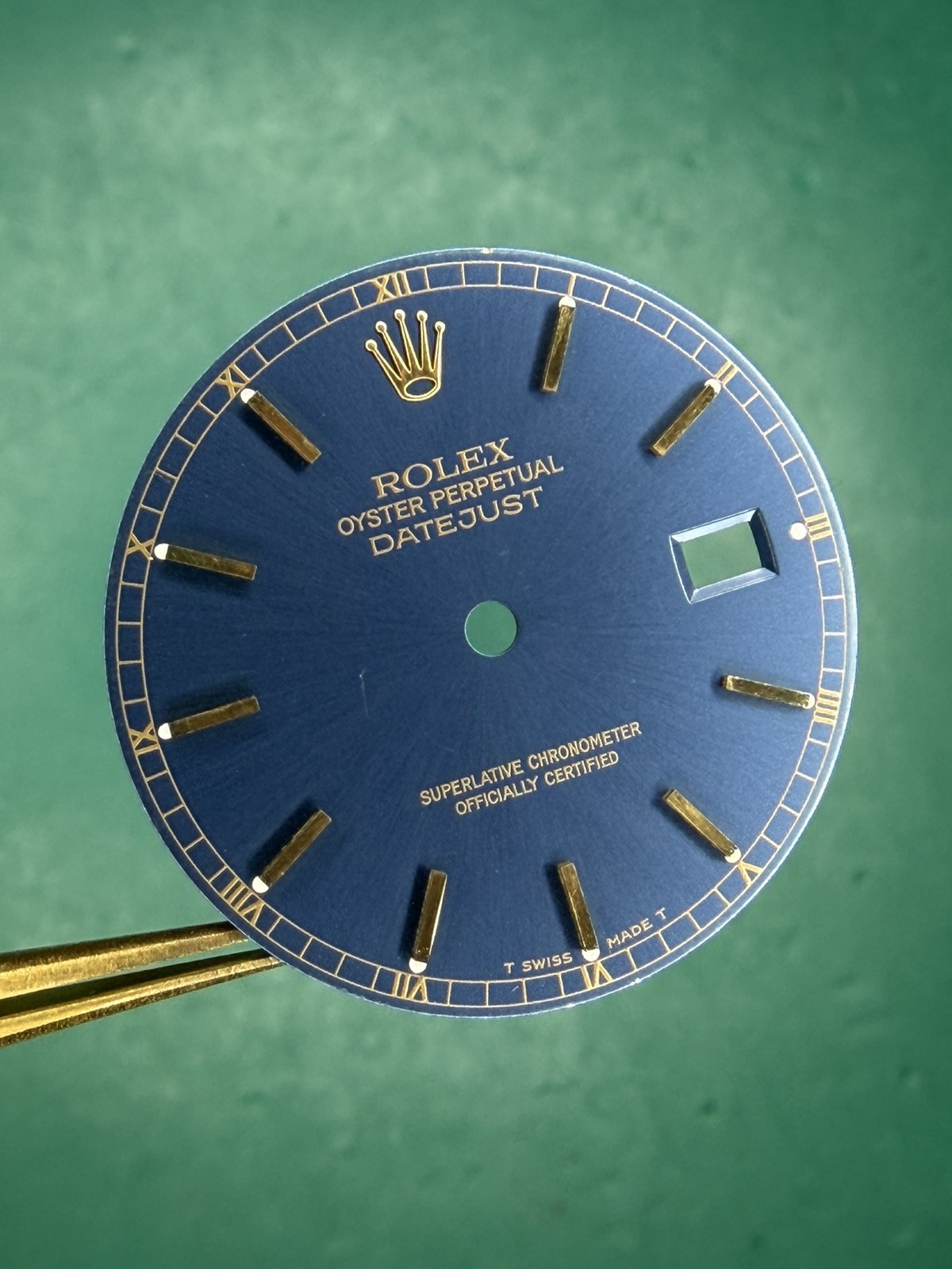 RARE Rolex Dial DateJust 36mm Blue Stick 16233/116233