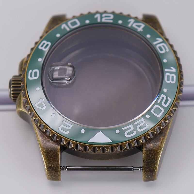 Bronze 40mm Retro Watch Cases Accessory stainless steel For Seiko nh35 Movement