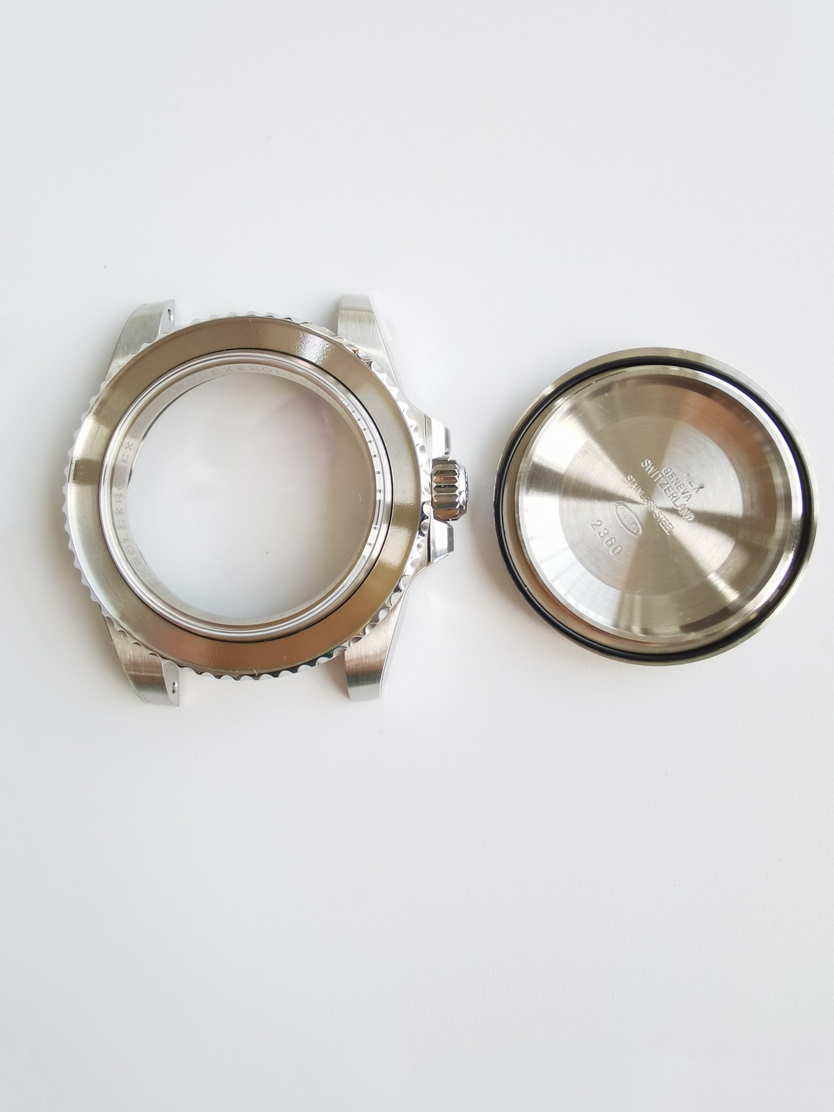 CNC Case For 114060 Submariner 904L Stainless Steel Case 3130 Movement 40MM