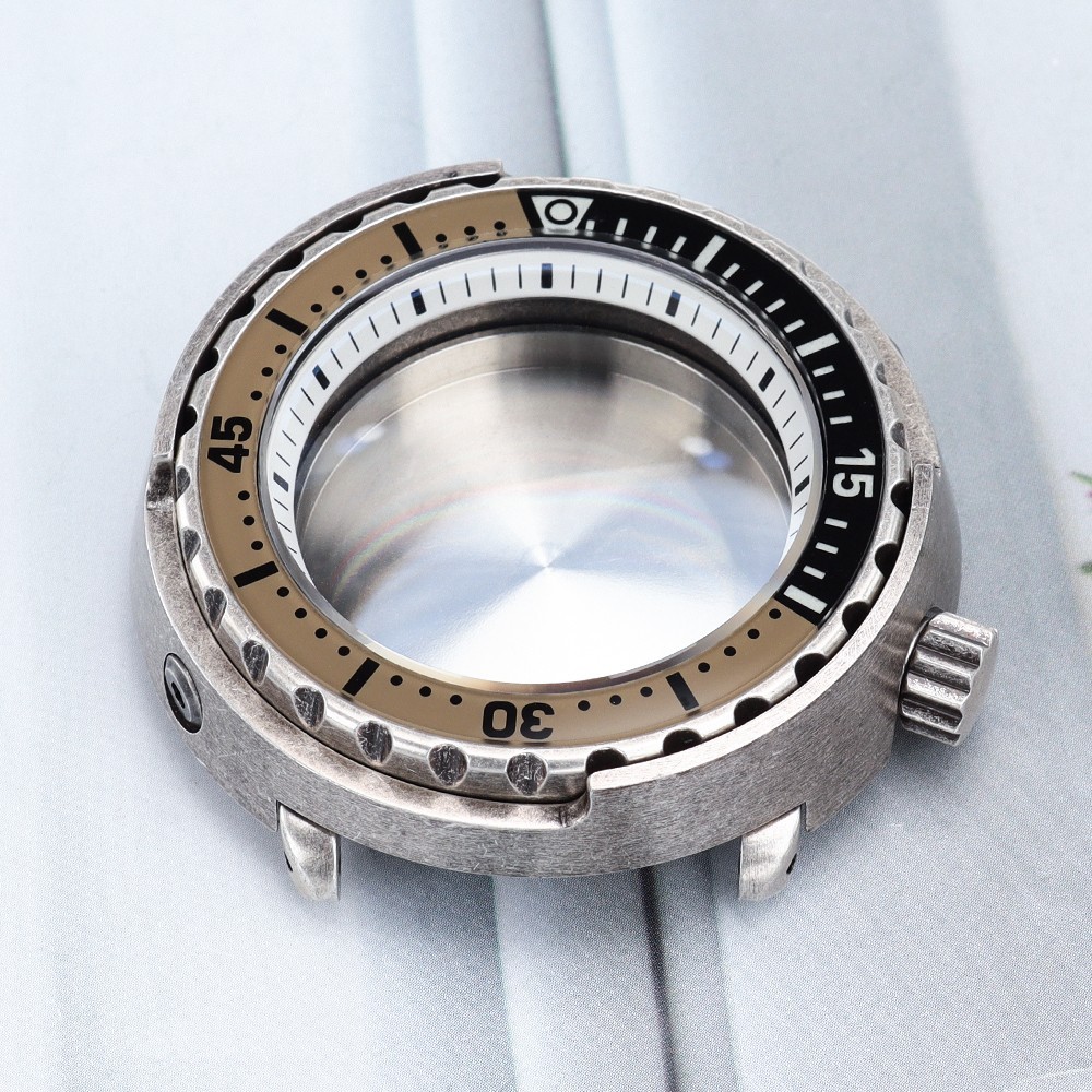 47mm STAINLESS Automatic Watch Case Tuna Sapphire 10ATM For Seiko NH35 Movement