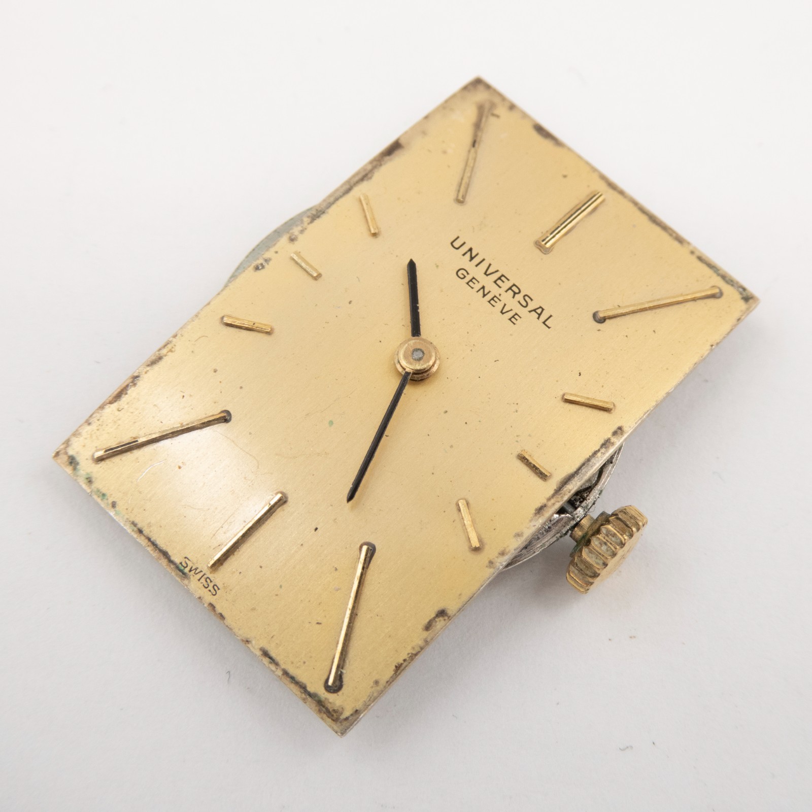 Vintage Universal Genève Caliber 42 17-Jewel Wristwatch Movement, Runs a Bit
