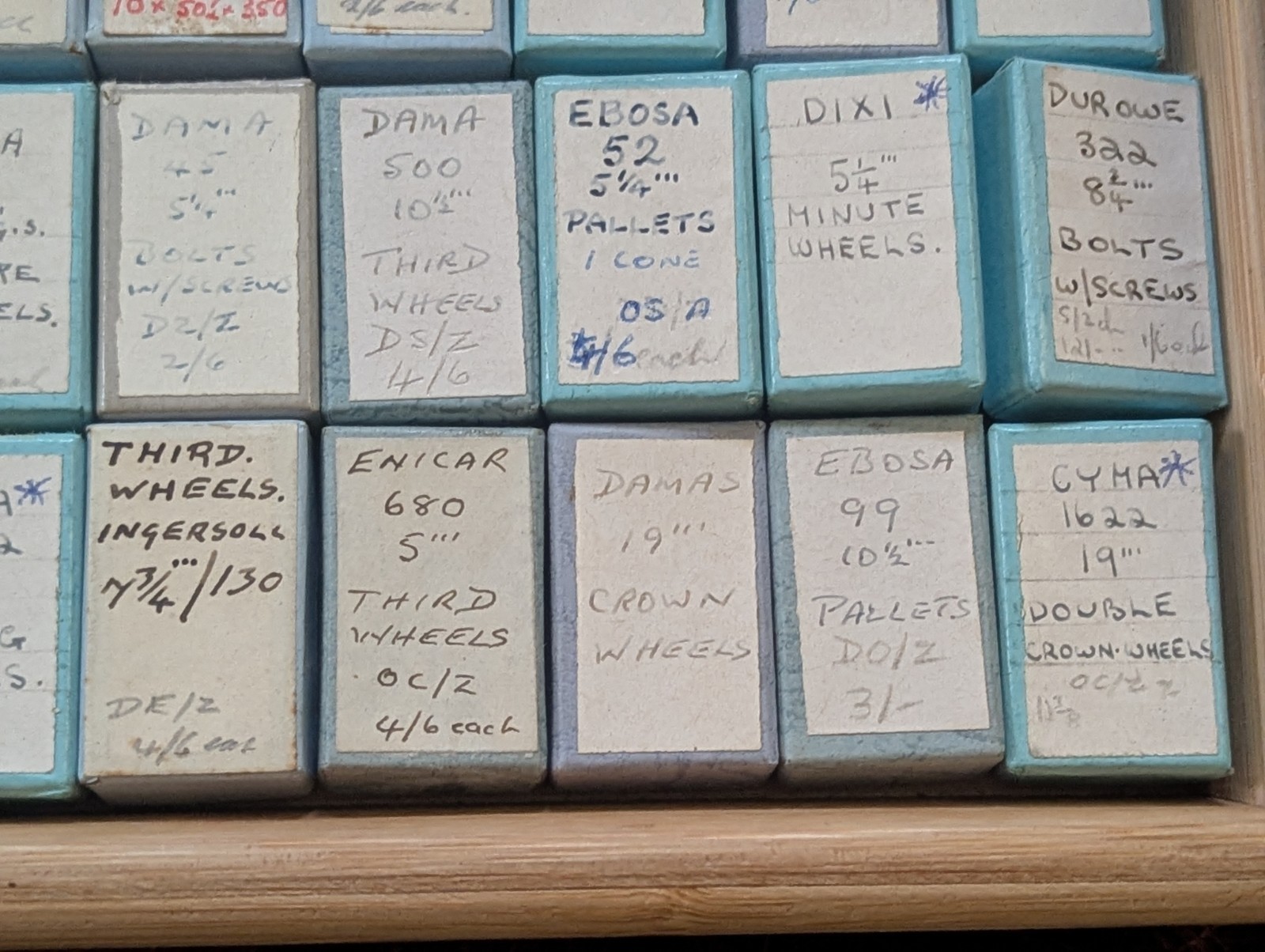 Watch Parts, New Old Stock in Boxes, Various Makes / Cals, Ebosa Damas etc #R581