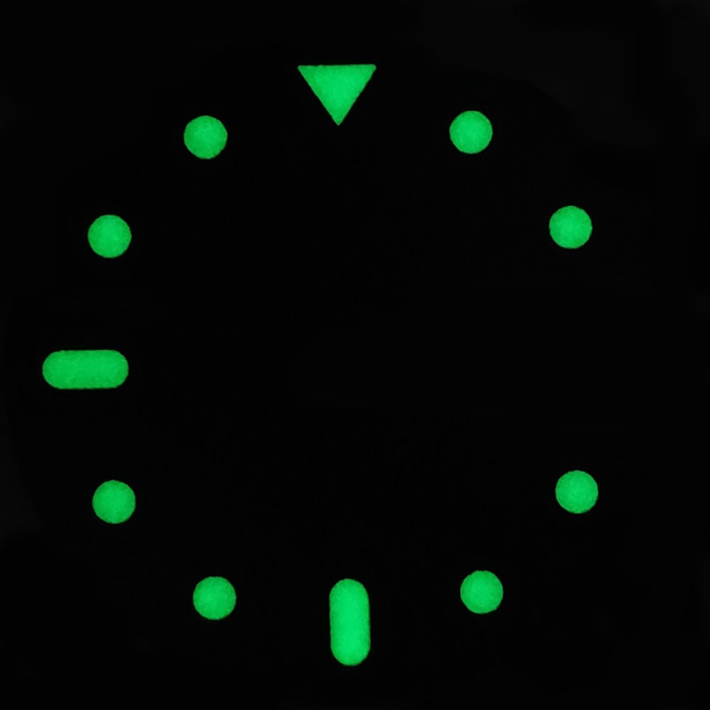 NH36 Dial 28.5mm Orange Black Green Luminous Fits NH36 Movement Watch Parts