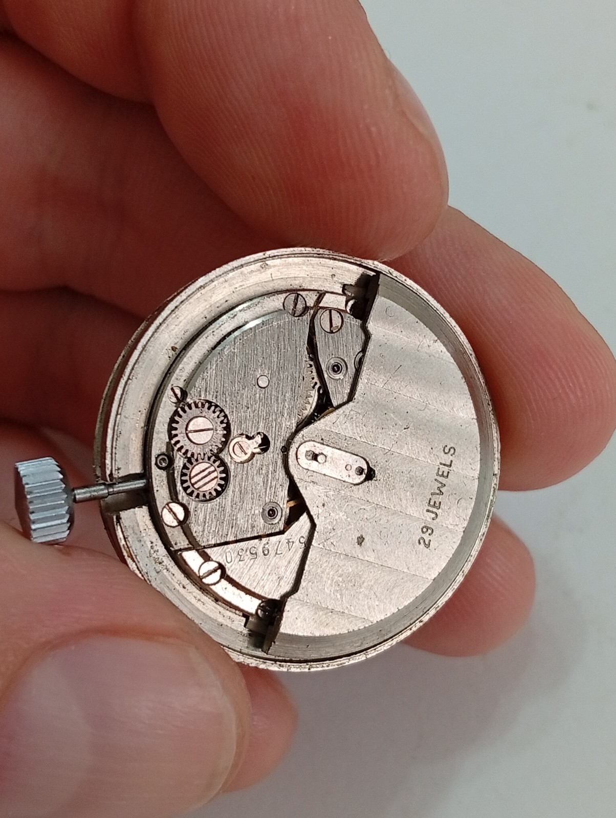 Vintage Soviet USSR Watch Movement Poljot De Luxe Automatic 29 J. 2615 For parts