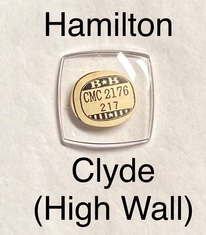 NOS Vintage 1950s Hamilton Clyde High Wall Glass Watch Crystal