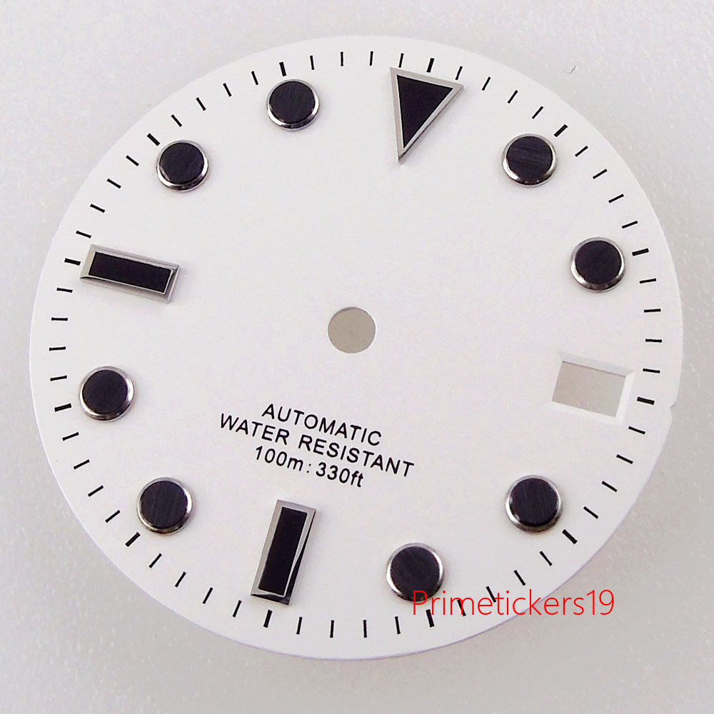 Fit NH35 Miyota8215 DG2813 ETA2824 2836 Movement 28.5mm Sterile Watch Dial Date
