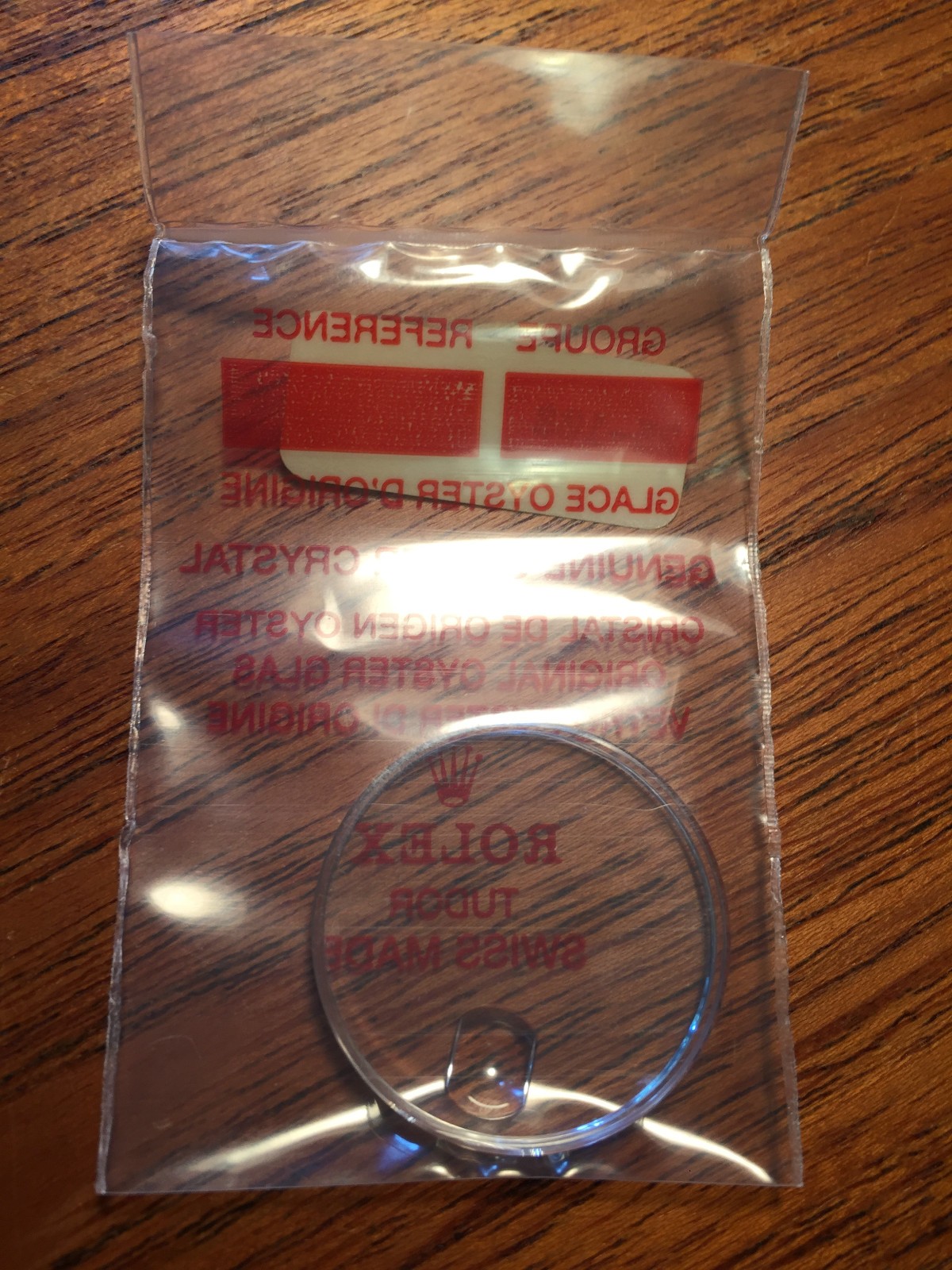 Rolex Original Factory Sealed 25-108 Tropic Oysterdate Precision Crystal OEM NOS