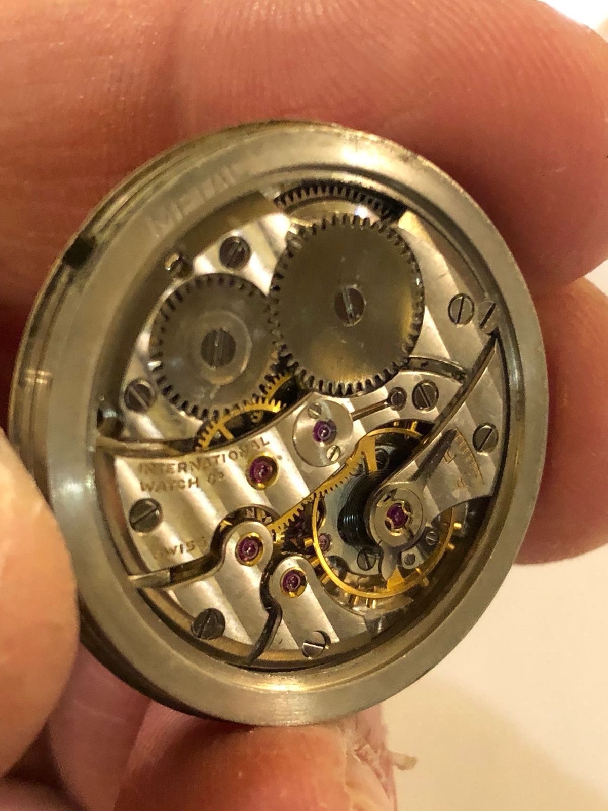 IWC Schaffhausen Cal C 89 Movement Good working plus dial