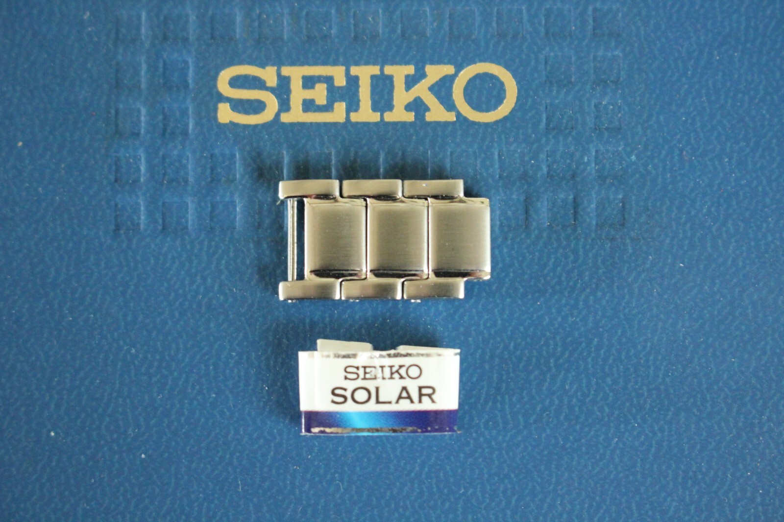 NOS SEIKO 12MM SPARE LINKS FOR SOLAR DRIVE WATCH DEPLOYMENT DEPLOYANT BRACELET