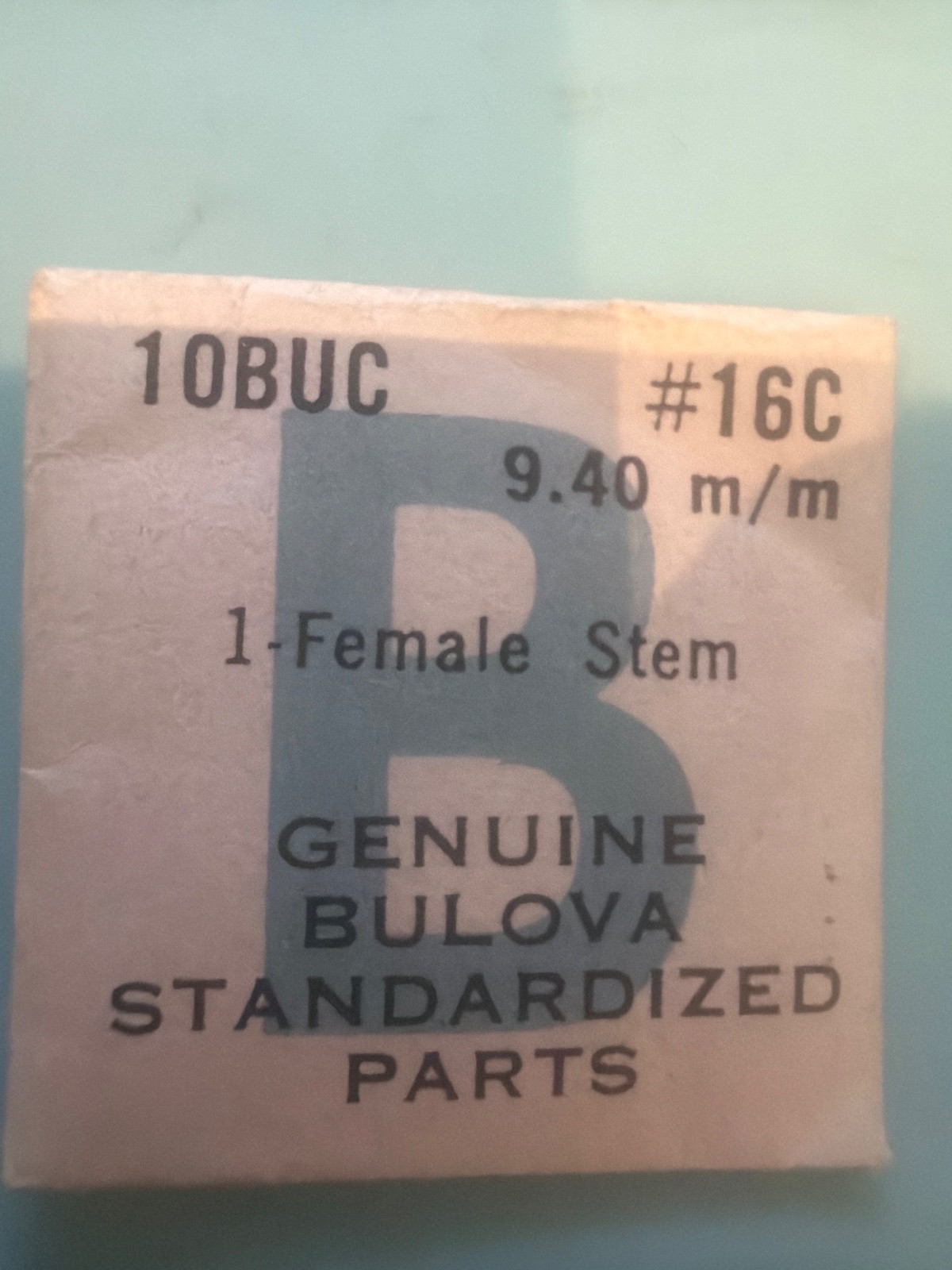Bulova #16A #16B #16C # 16W – Winding Stem Various Calibers Factory Sealed – NOS
