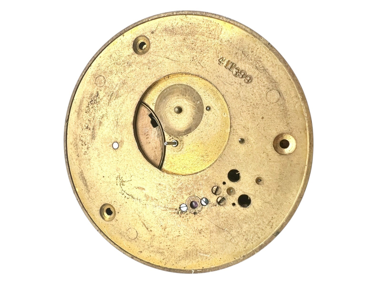 Antique 1875 17s Elgin Tm Avery Keywind Pocket Watch Movement