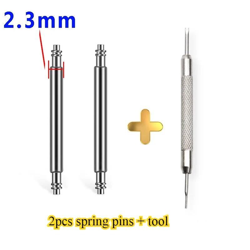 2mm 2.3mm 22 26mm Steel Spring Pins For Garmin Fenix Watch Strap Bars Connecting