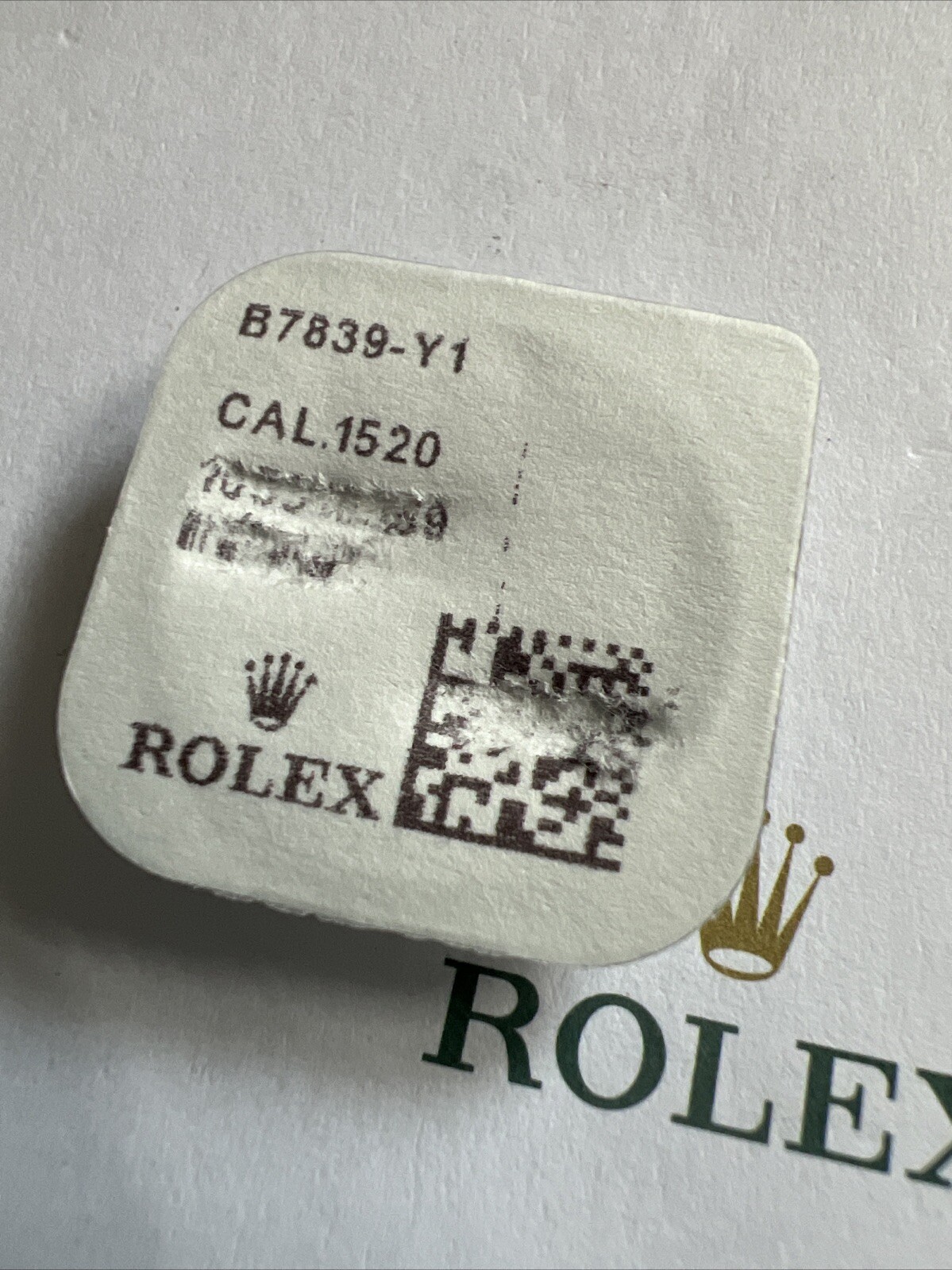 GENUINE Authentic Rolex 1530 1570 7839 Second Pinion Friction , New Sealed