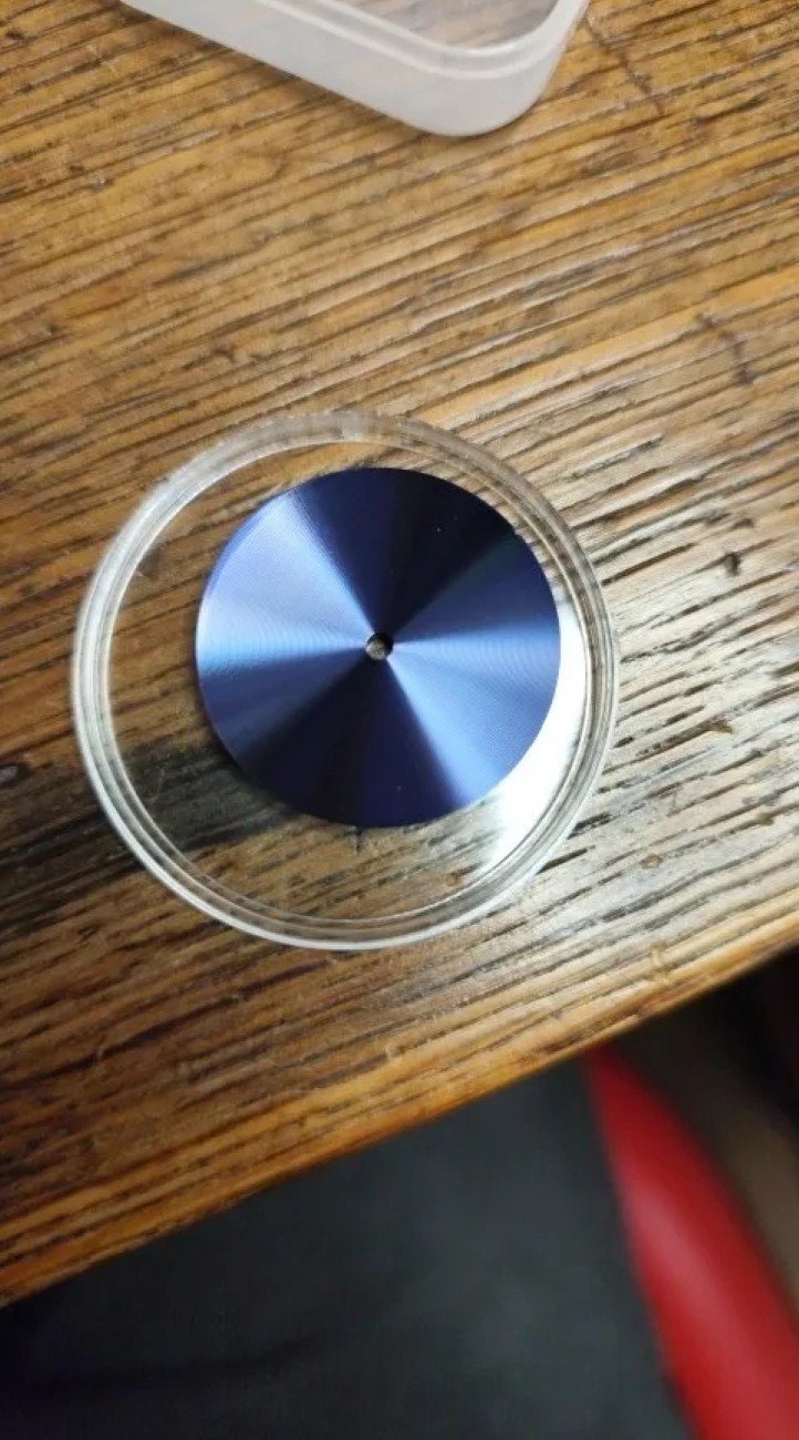 28.5mm Sunburst Watch Dial Black Silver Blue Sterile Face For NH35 NH36 Movement