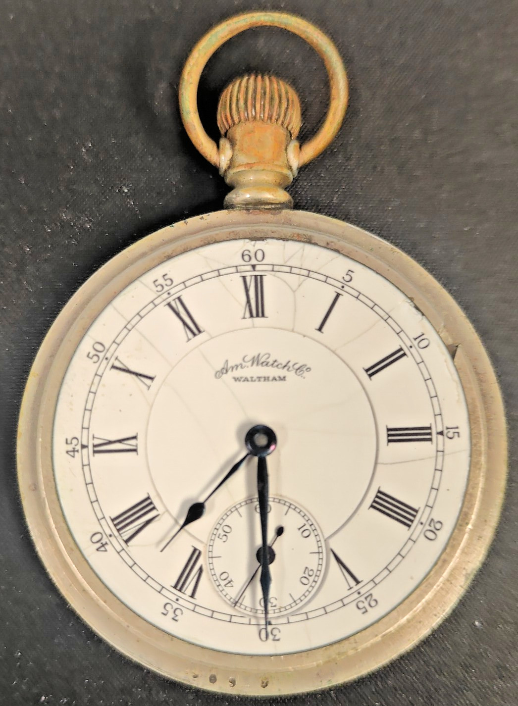 Vintage American Waltham Watch Co. Grade: No. 35 For Parts As-Is Unkown Issues
