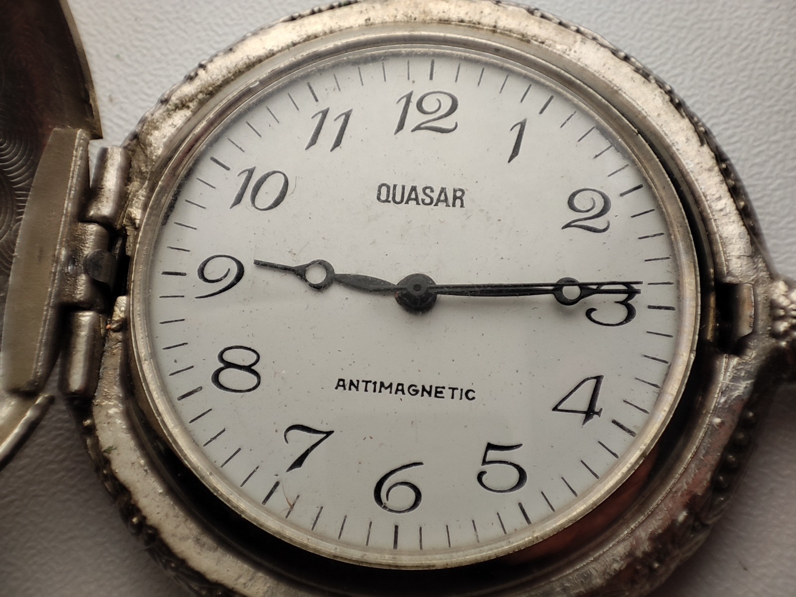 Rugby pocket Watch quasar – 46.5 mm – for parts and spares