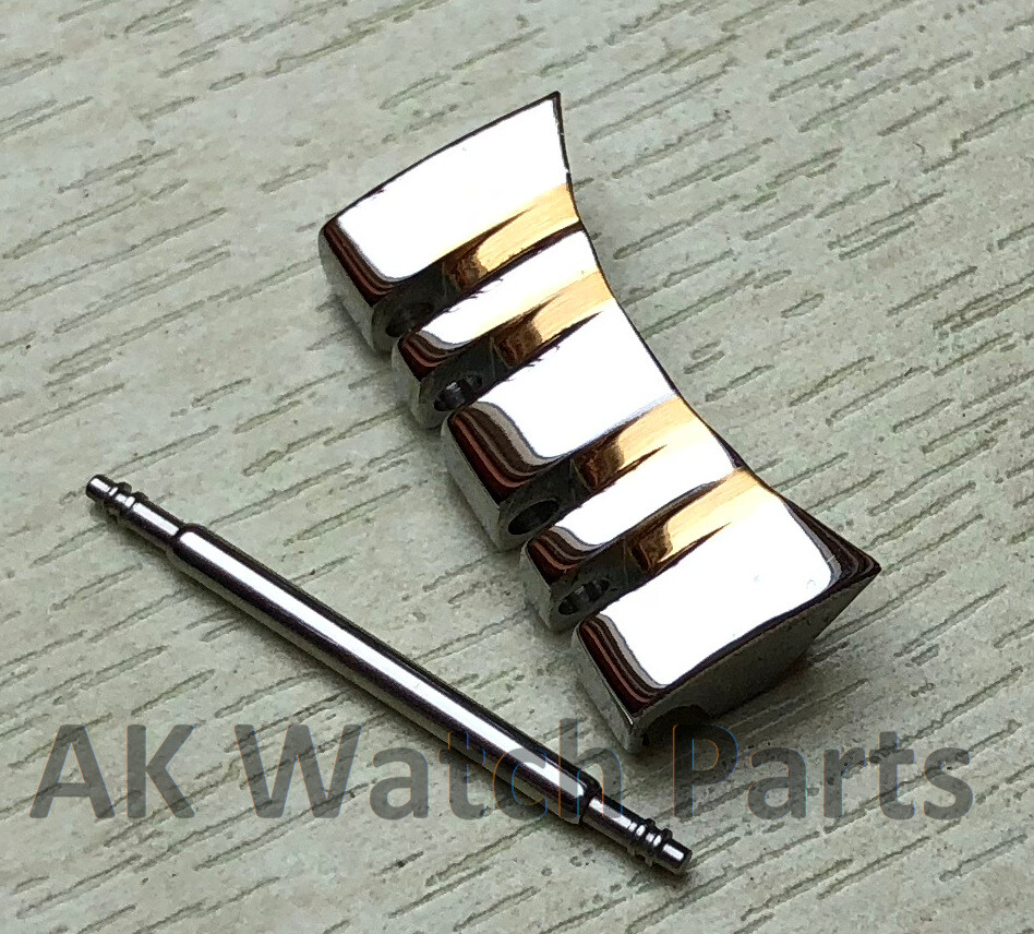 Two-Tone Top/End Shoulder LINK Fits Tissot Carson T085407A T085410A spare strap