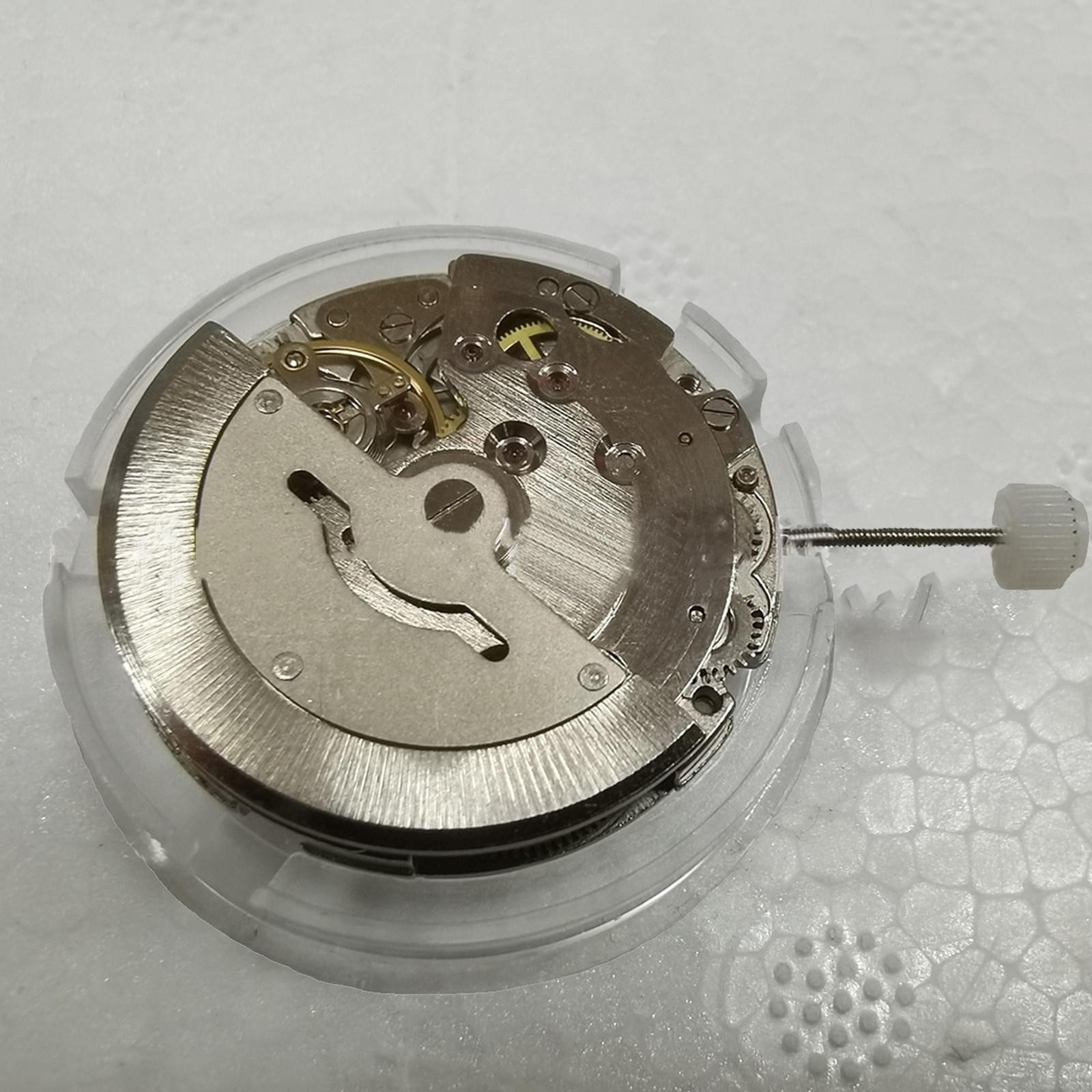 26mm Watch Automatic Mechanical Movement Black Date At 3 O’Clock For 2813 8215