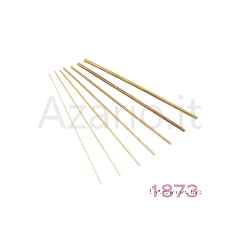 BARRETTE 37 PZ. IN OTTONE 150 MM ø 0.40 – 4.00 mm MISURE ASSORTITE BRASS WIRE