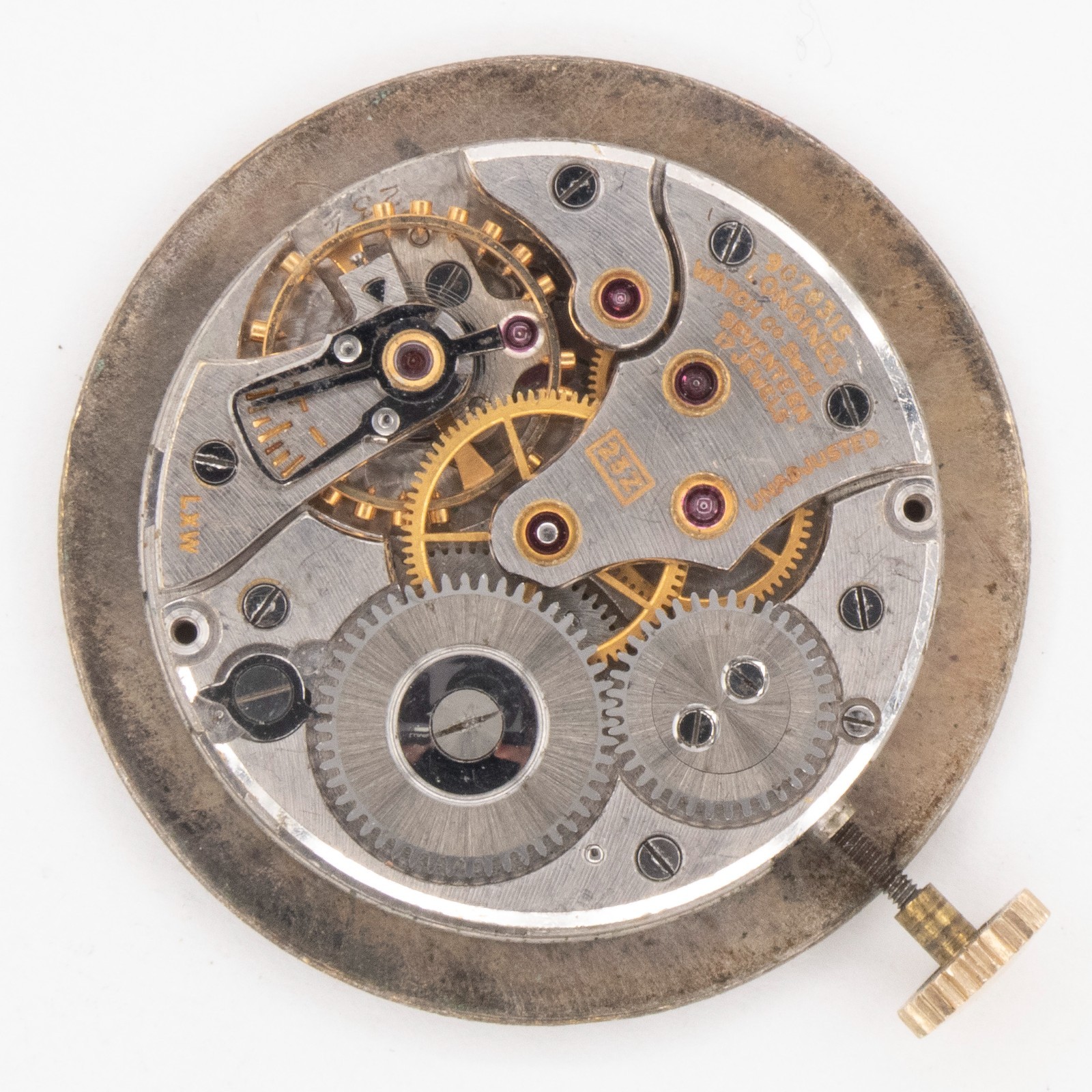 Vintage Longines Caliber 23Z 17-Jewel Wristwatch Movement