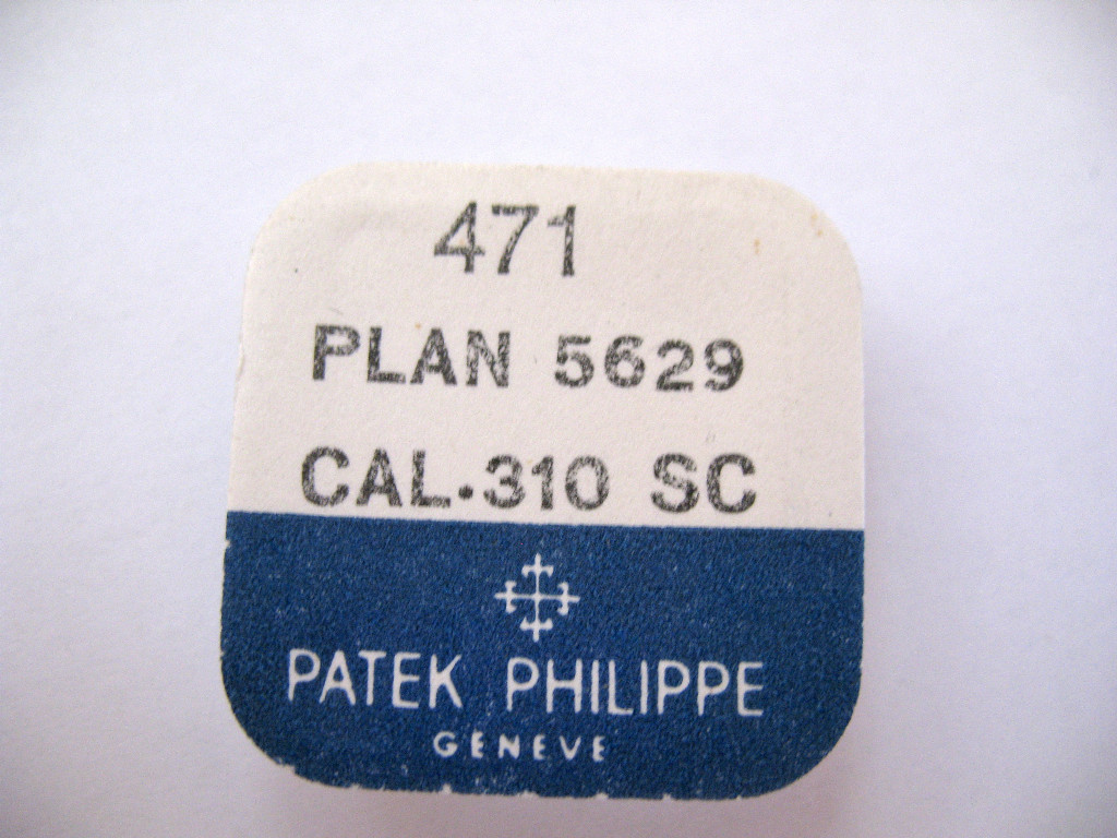 PATEK PHILIPPE 310SC,335SC FRICTION SPRING CENTRE SECONDS PINION PART 471
