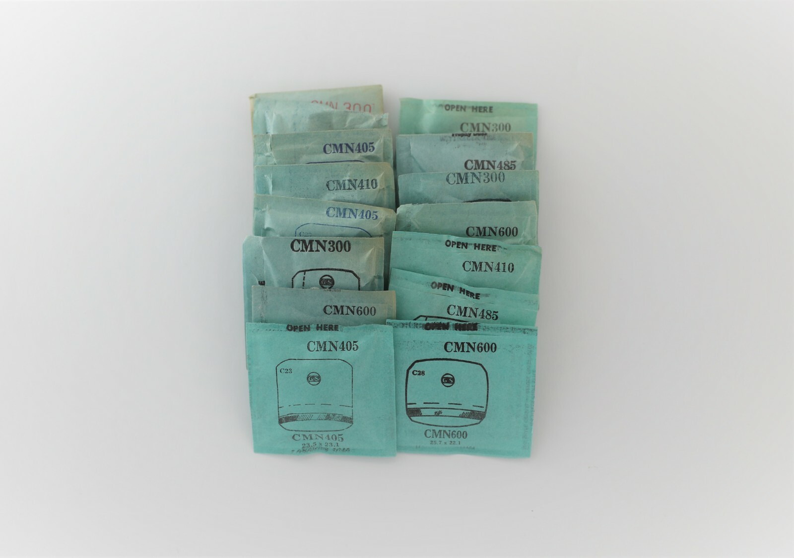 Germanow-Simon (GS) Wrist Watch Crystals- Series CMN (5 variations)