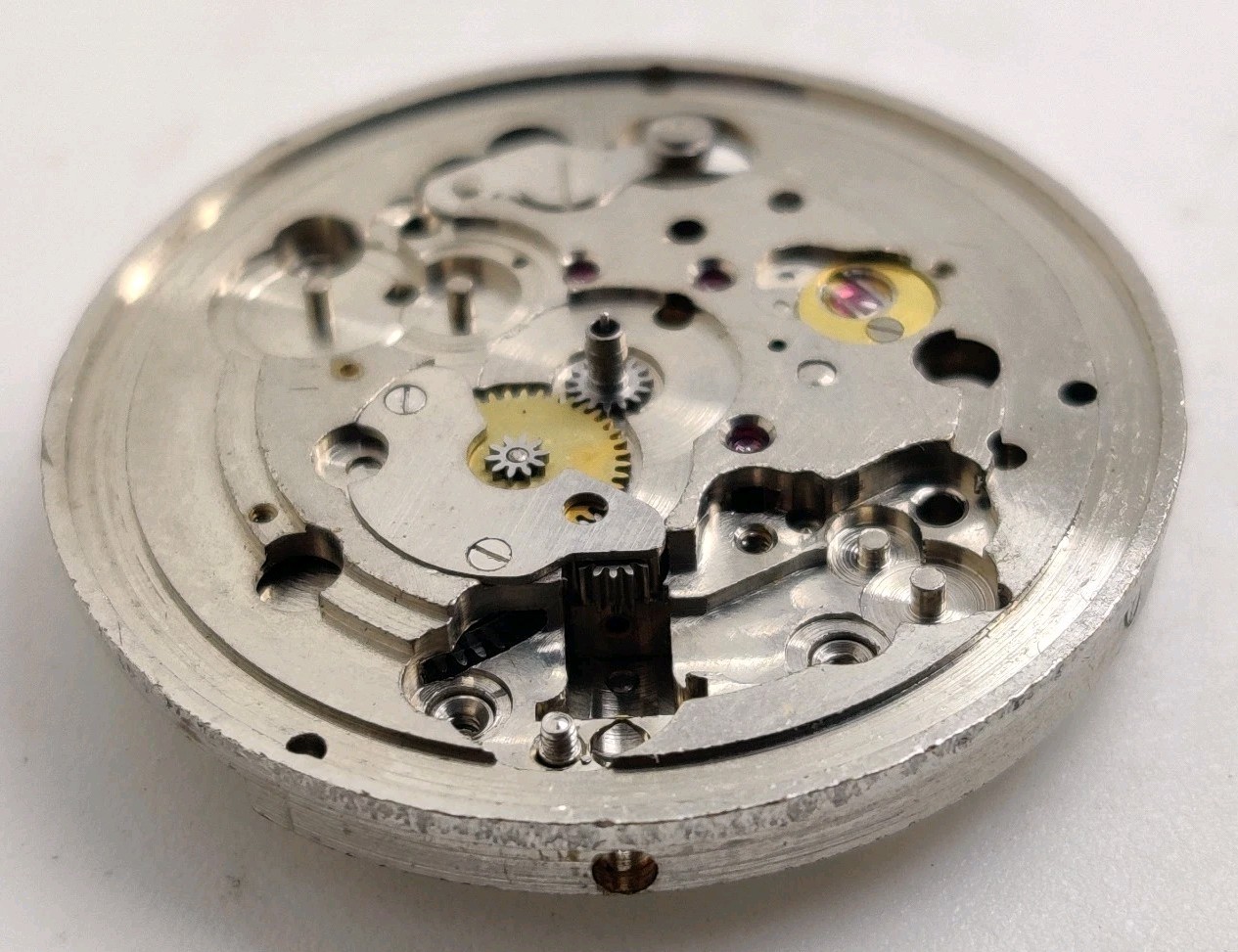 Vintage Helbros Jeambrun 26D 17 jewel wrist watch movement running