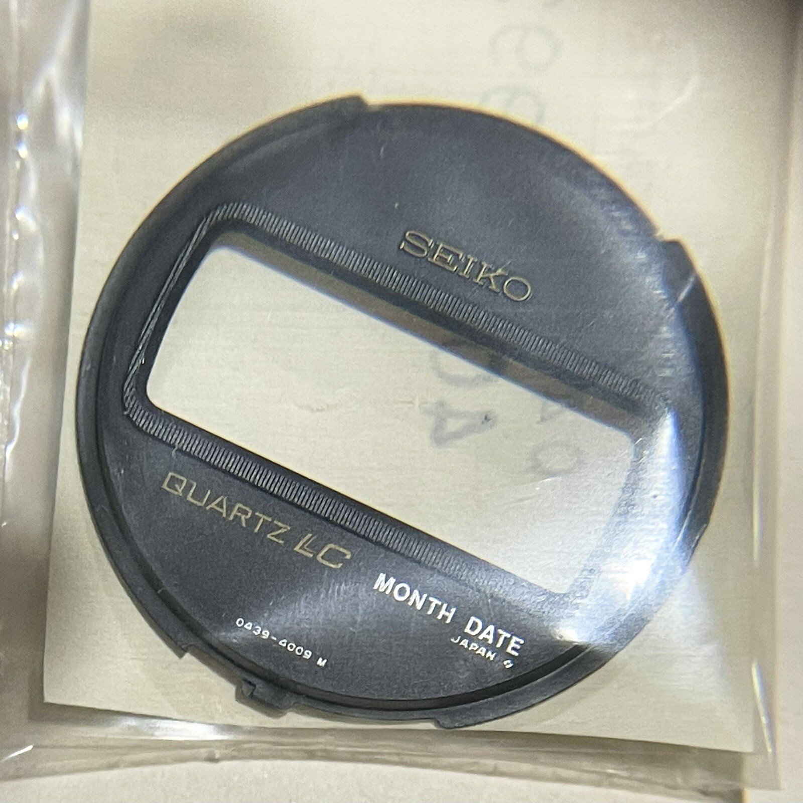 NEW OLD STOCK PANEL COVER QUARTZ LC SEIKO 0439-4009
