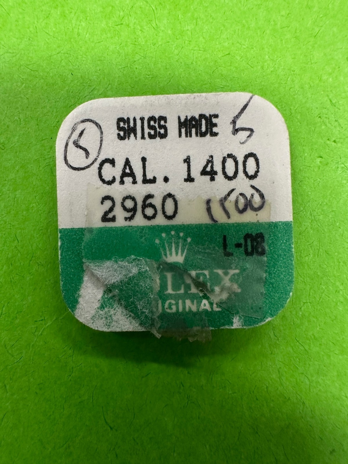 Rolex 1400 Part 2960 Set lever Screw New Genuine Loose 1 pc