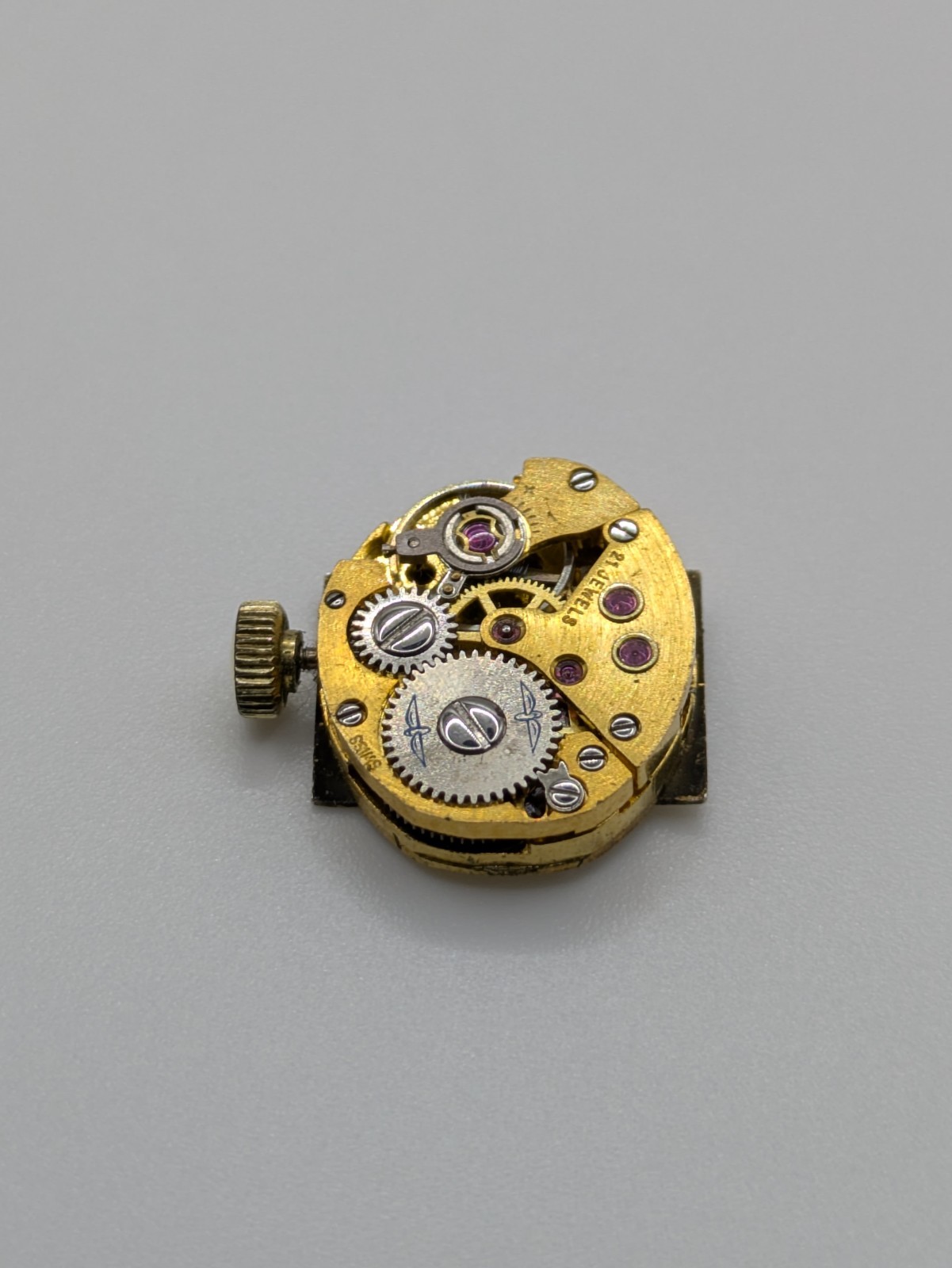 Rotary AS 1777 Manual Watch Movement 21 Jewels Swiss Untested 16.4mm