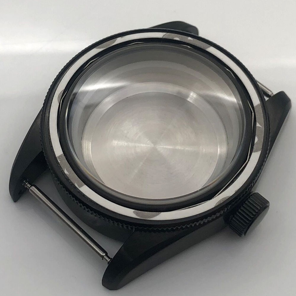 41mm Case Sapphire Glass Fit ETA2836 Miyota8205/8215/821A NH35 NH36 Movement