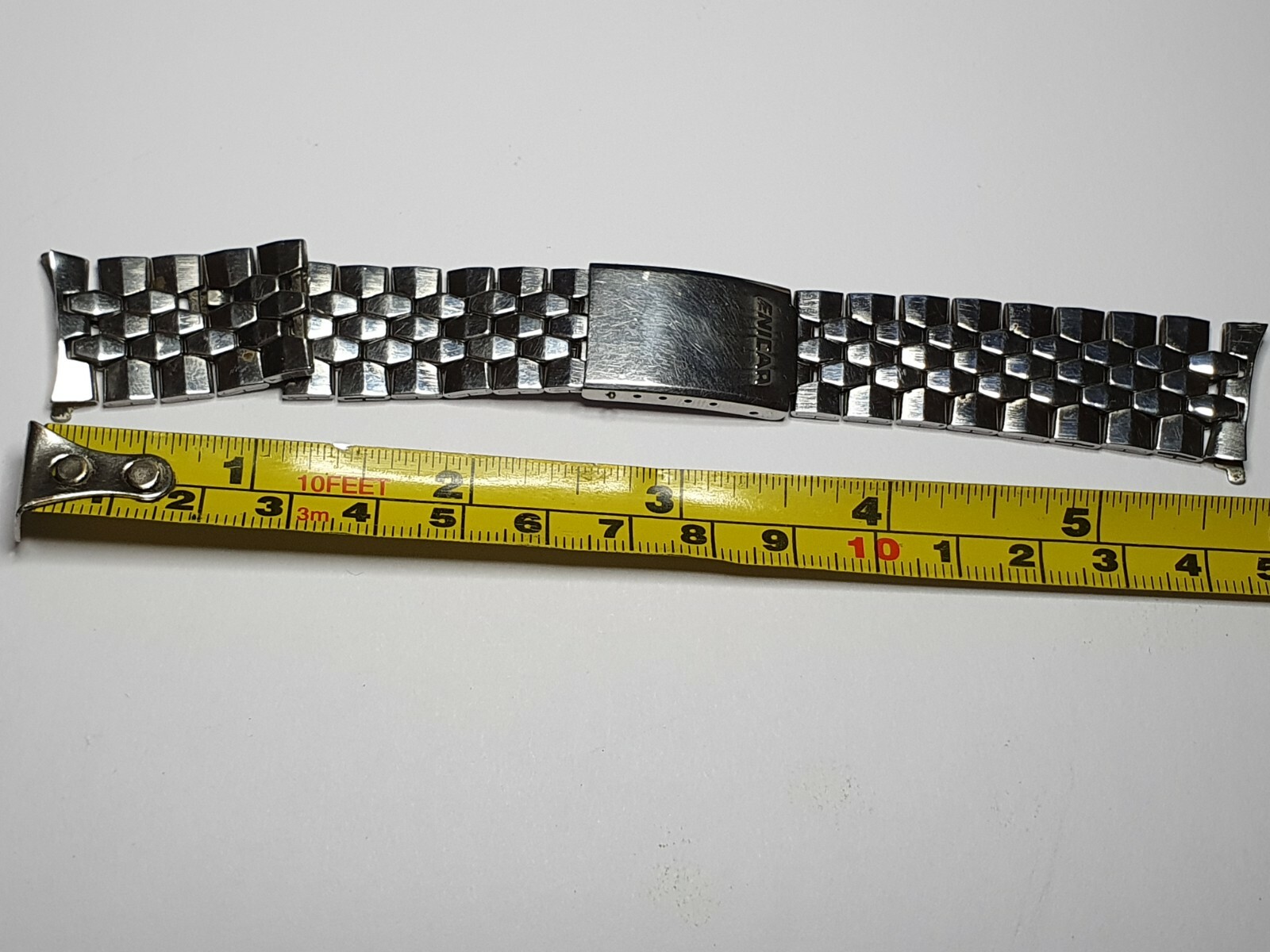 vintage ENICAR watch bracelet from Divers Enicar 18 mm lug DAMAGED