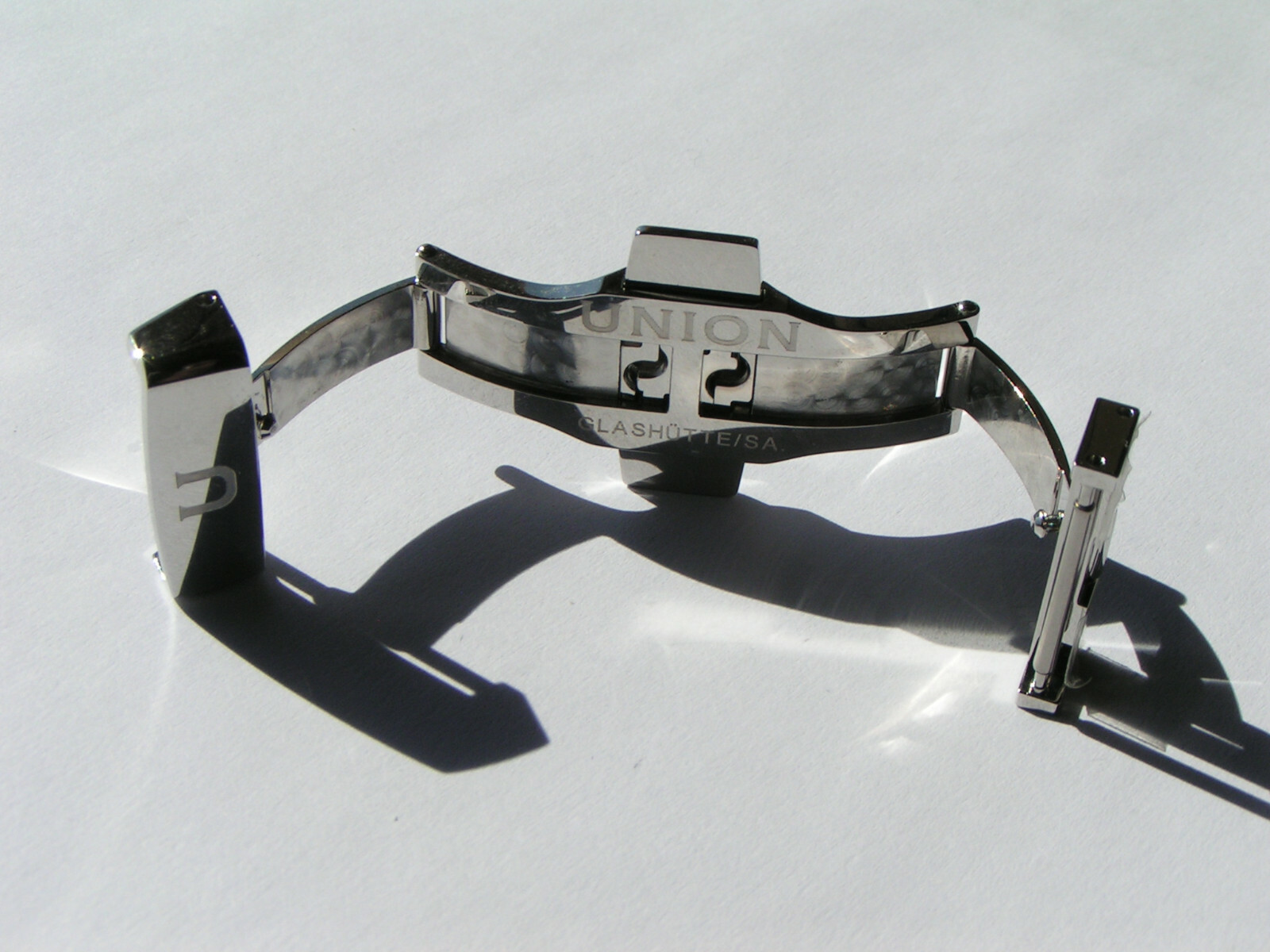UNION GLASHÜTTE SA D640 000121 Steel 18mm Deployment Deployant Clasp Buckle I519