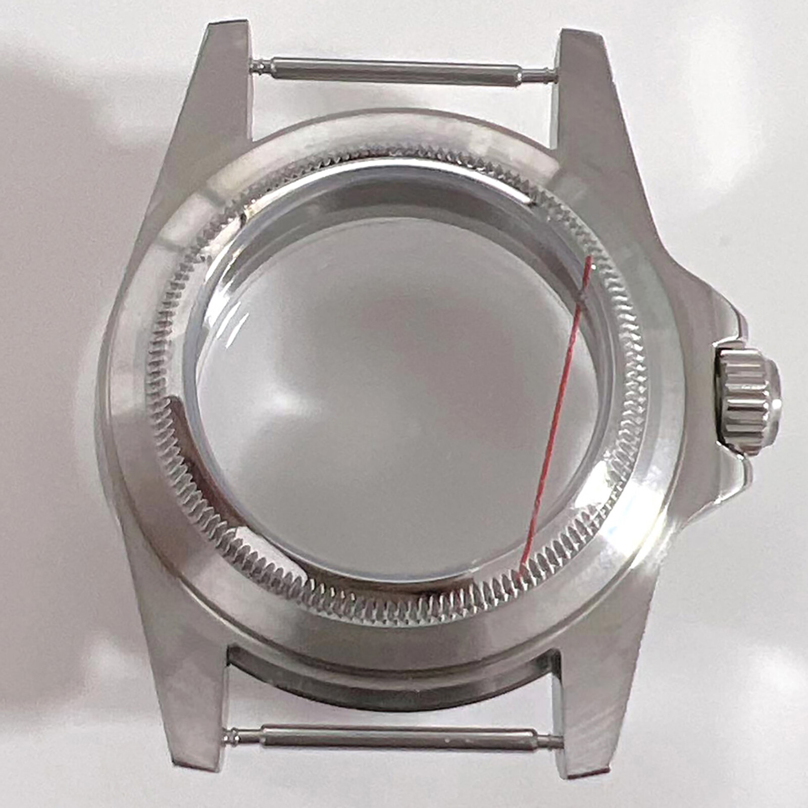 39.5MM Retro Watch Case Steel Acrylic Glass Case for NH35 NH36 Watch Movement