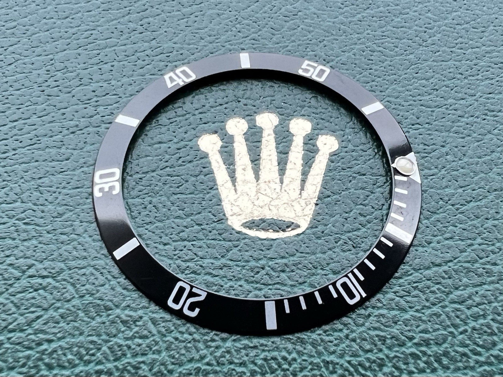 Rolex Submariner Date 16613 16803 16808 16618 Black TRITIUM Bezel Insert #1459