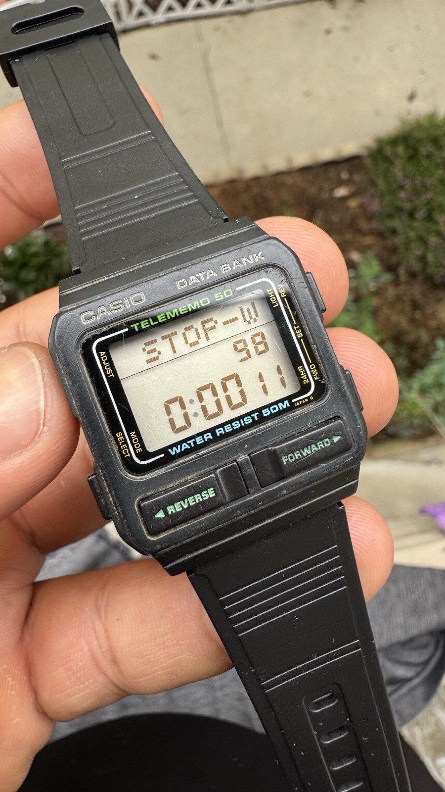 Vintage Casio Databank DB-52W Working New Battery Rare