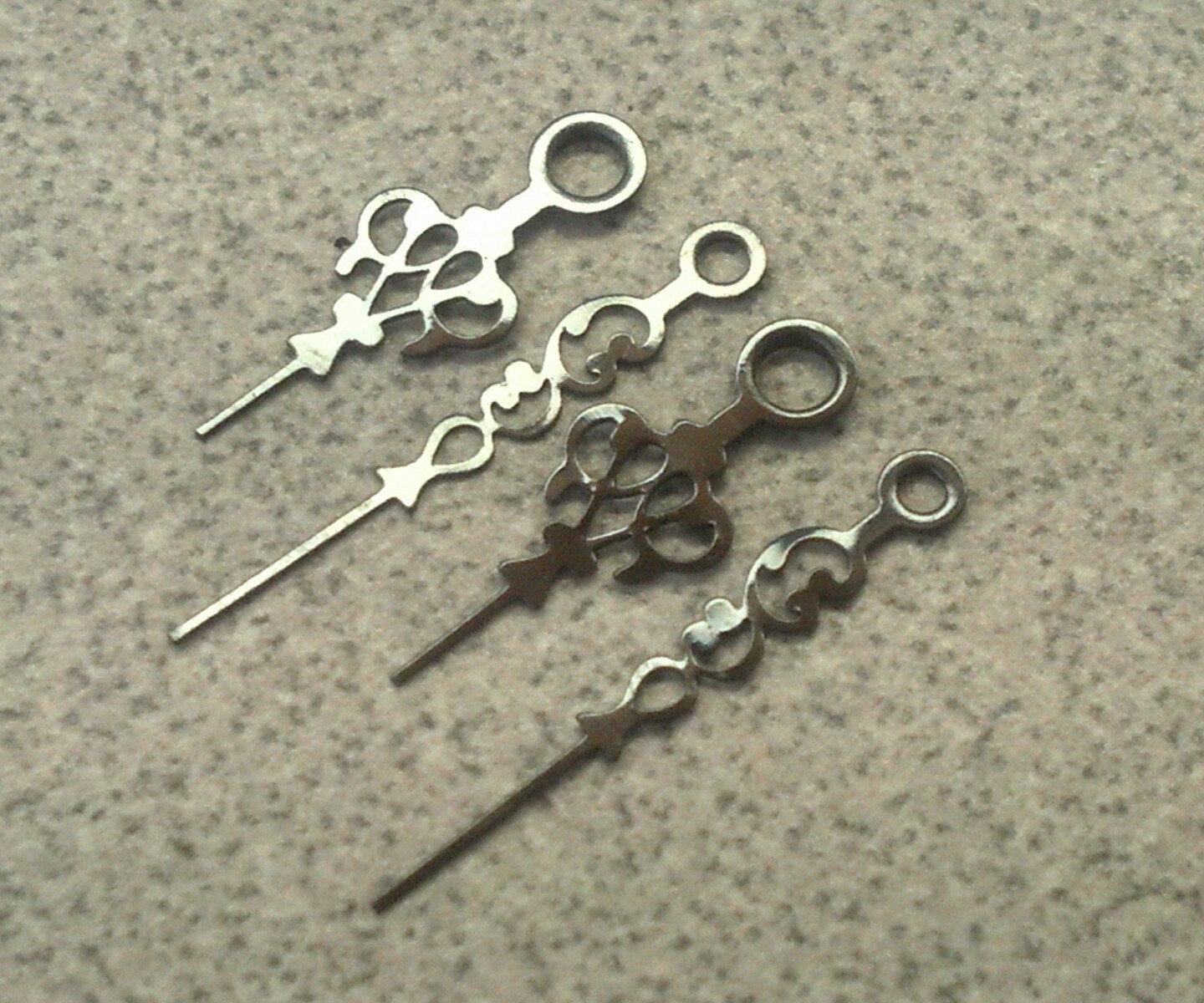 2 Sets Of NOS Black/Gray Louis Hr/Min Hands For Pocket/Wristwatch-Mix Of Sizes