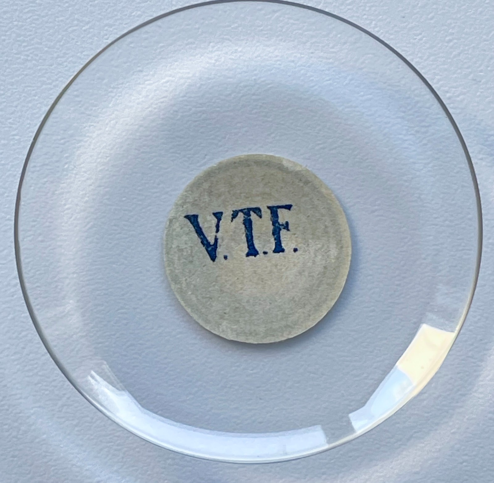 VTF Round Domed Acrylic Watch Crystal 15 3/4 Size 39.9mm Vintage Parts NOS