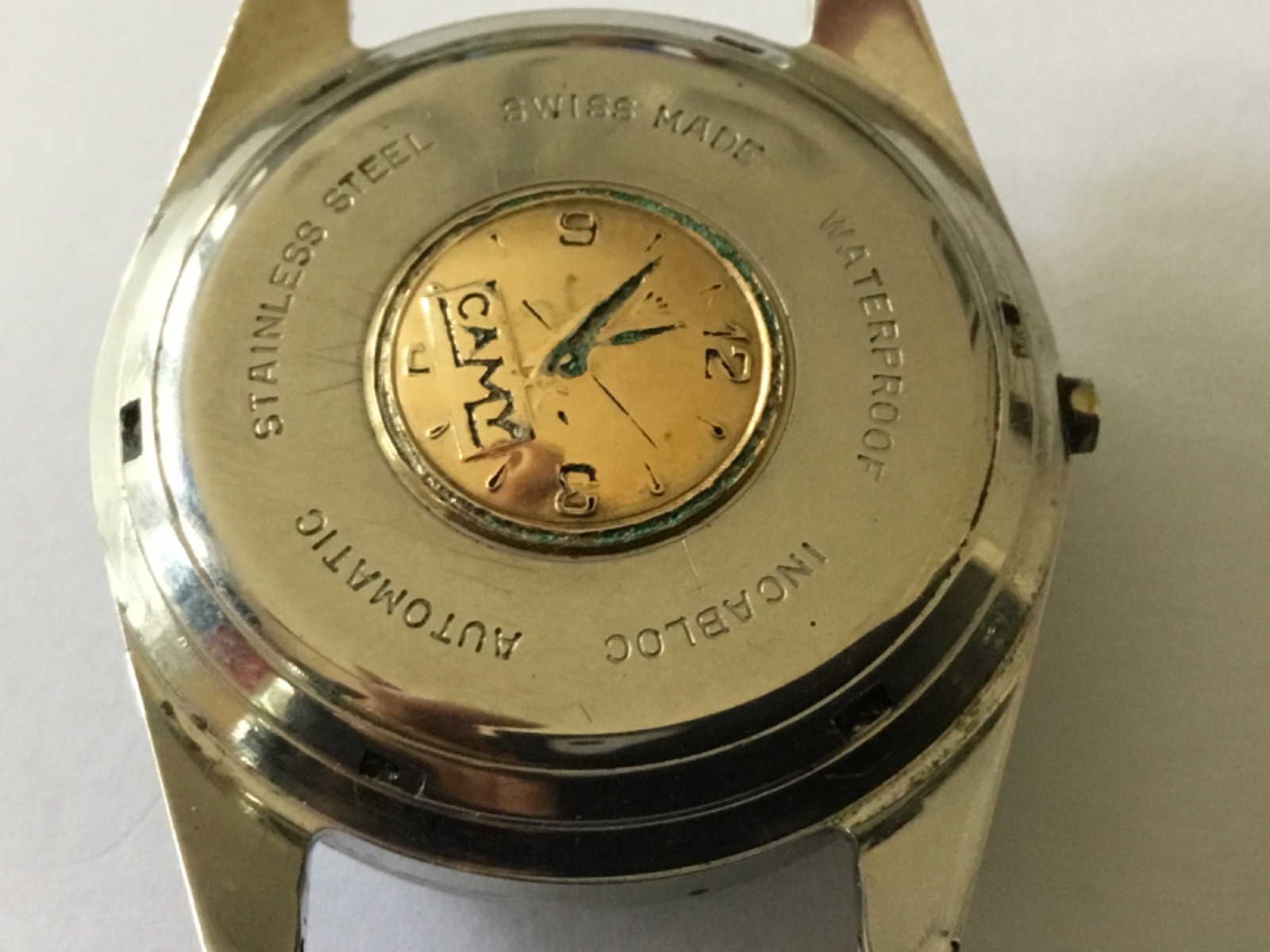 vintage NOS case CAMY watch case 31.5 mm